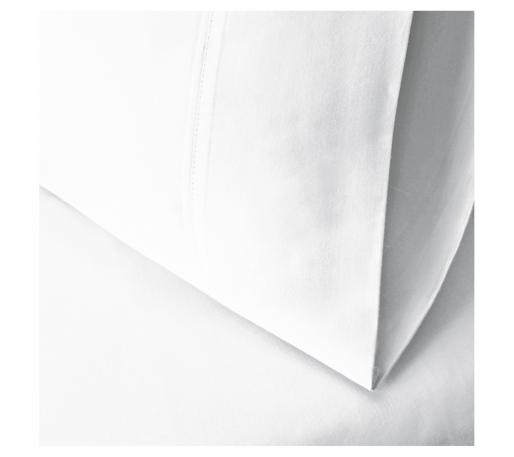 Superior 300-Thread Count Solid 2-Piece Pillowcase, Standard