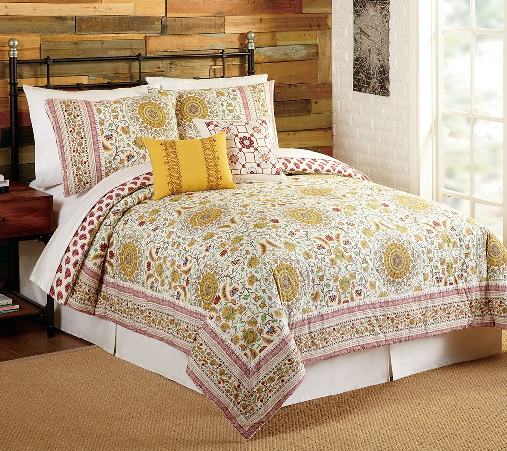 Indigo Bazaar Joanne Queen Comforter Set - 5-Piece - QVC.com