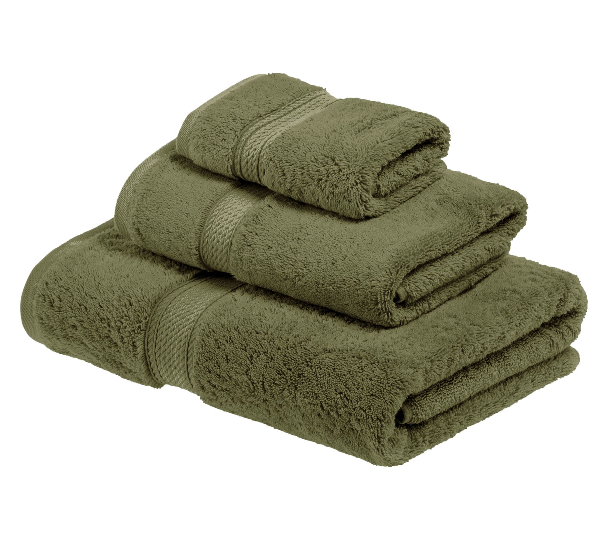 Superior Madison Egyptian Cotton Pile Plush 3-Piece Towel Set
