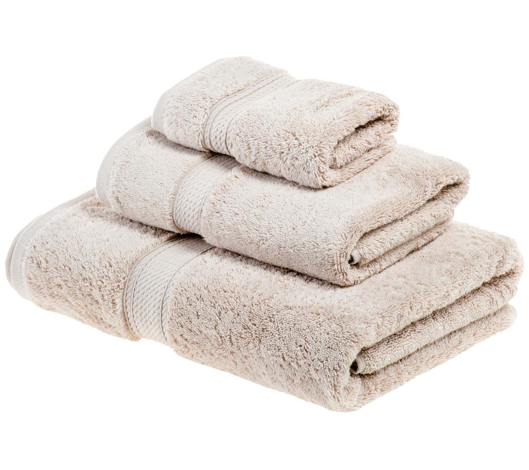 Superior Madison Egyptian Cotton Pile Plush 3-Piece Towel Set