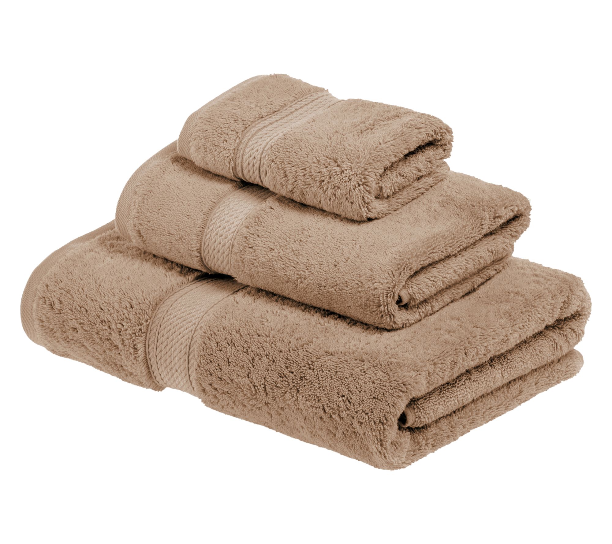 Superior Madison Egyptian Cotton Pile Plush 3-Piece Towel Set