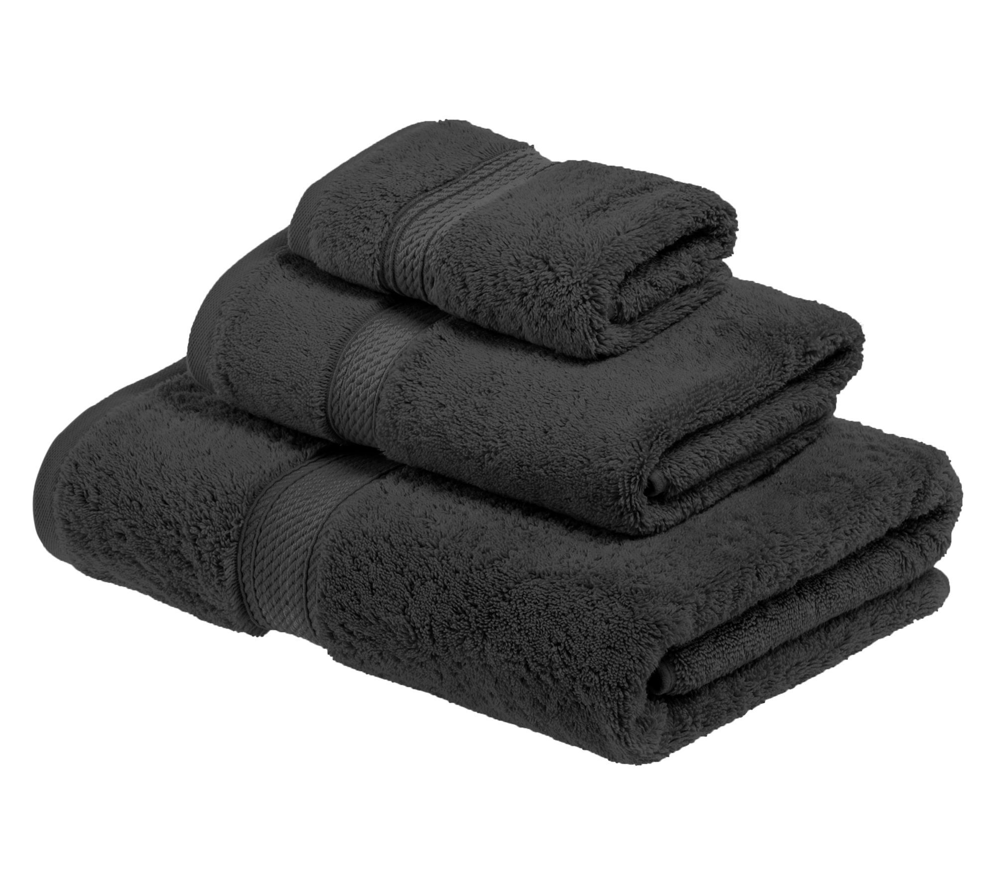 Superior Madison Egyptian Cotton Pile Plush 3-Piece Towel Set
