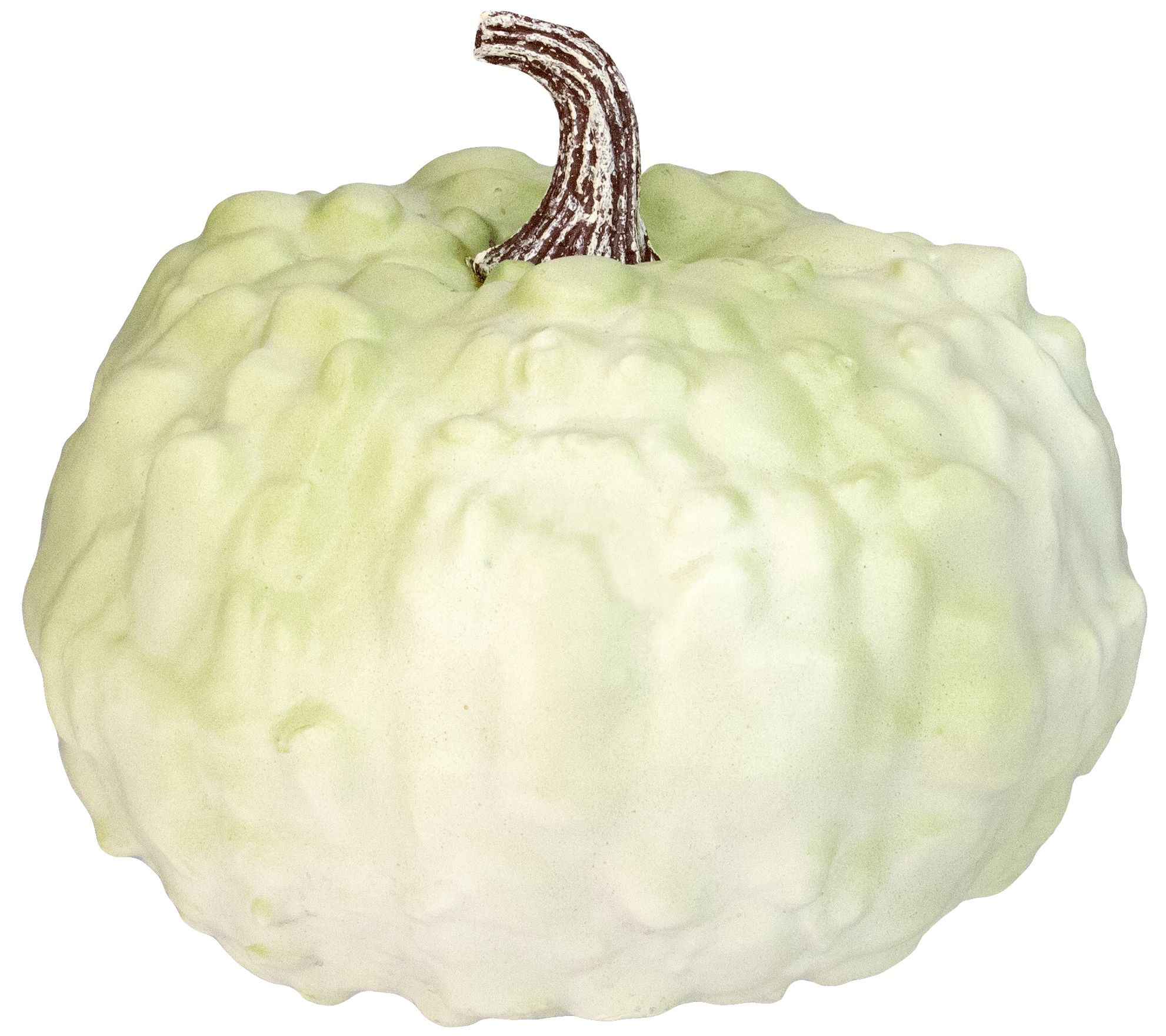 Northlight 7.5" Green Textured Pumpkin Fall Harvest Decor