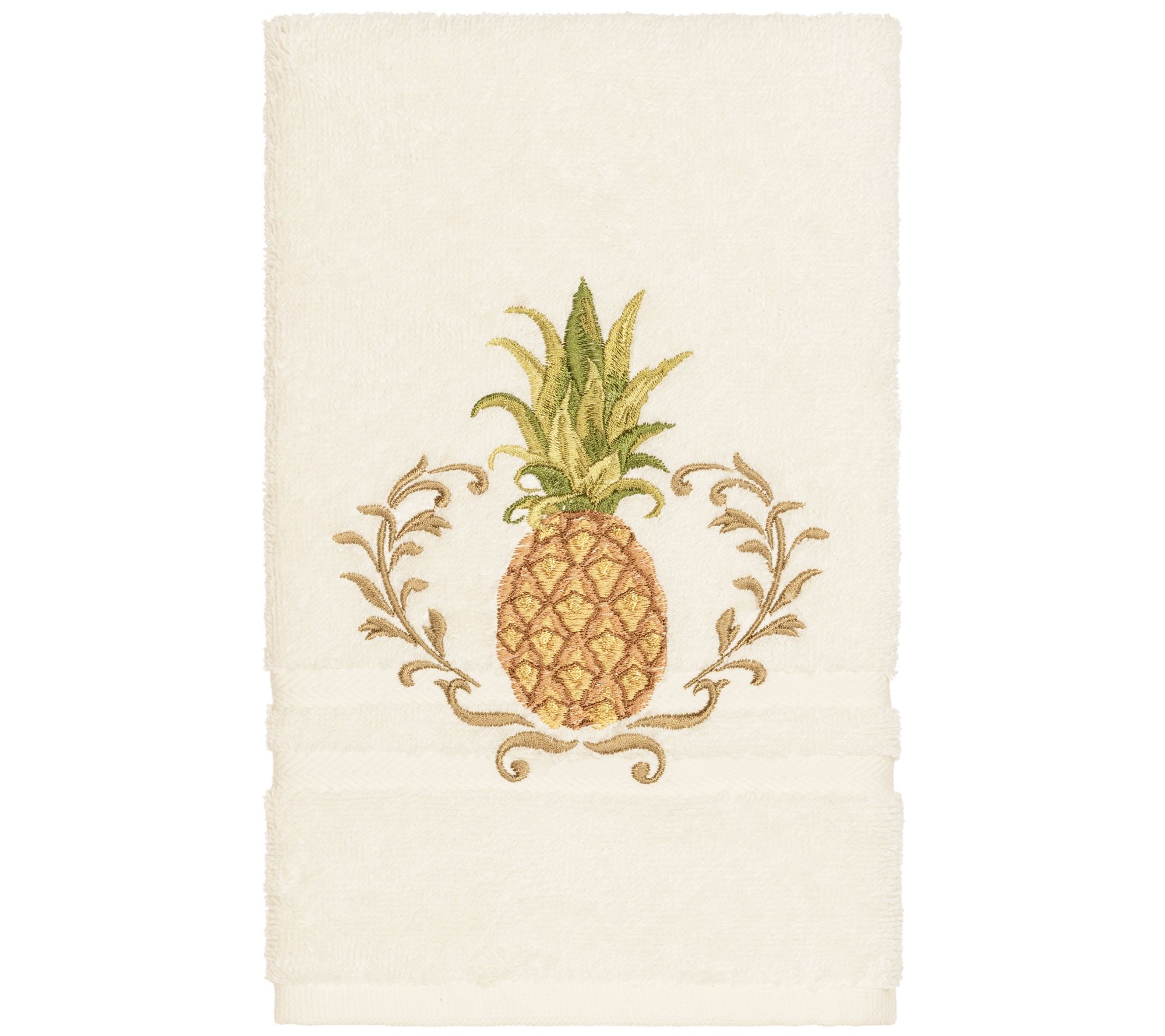 Linum Home Textiles Welcome Embellished Hand Towel