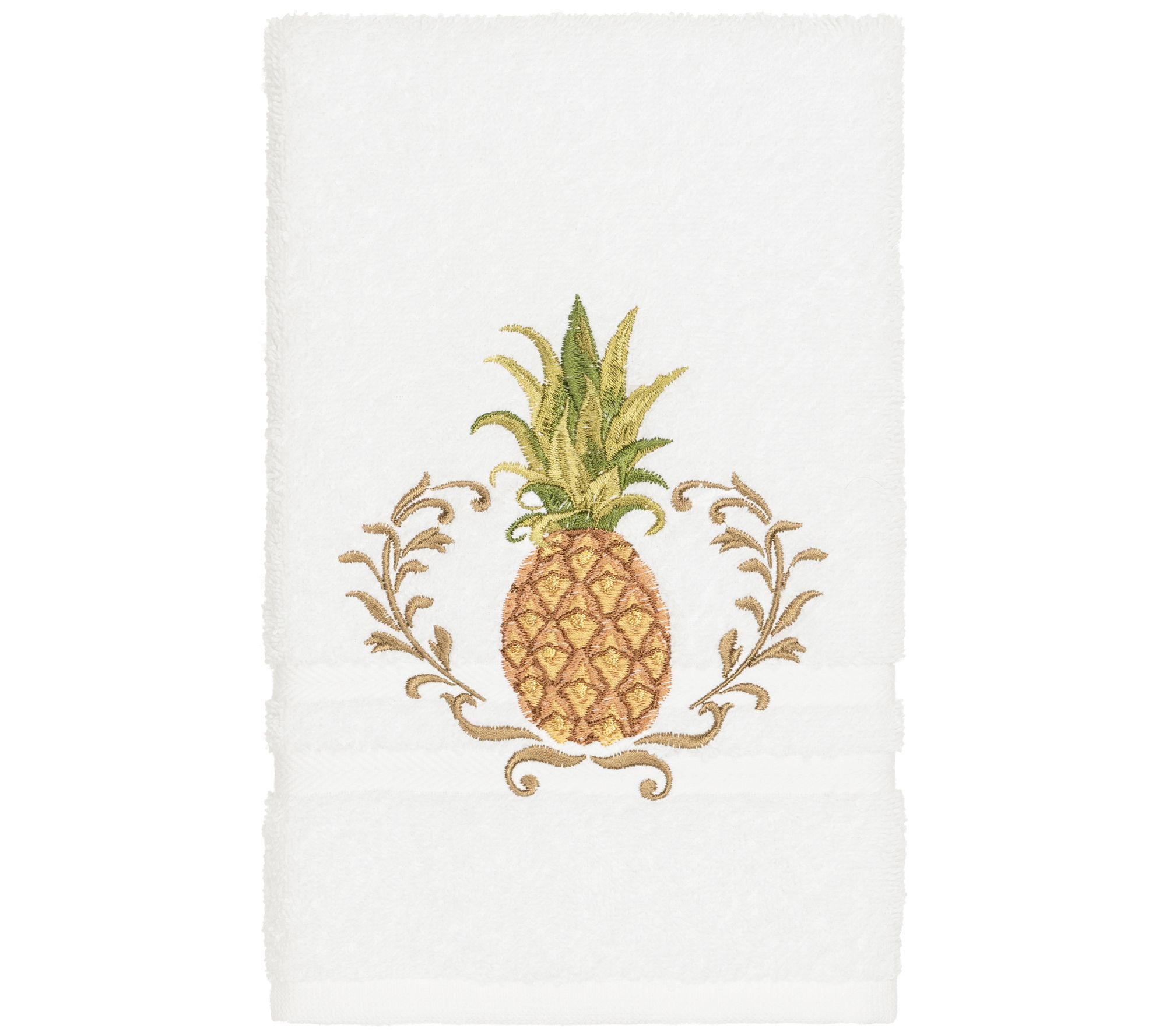 Linum Home Textiles Welcome Embellished Hand Towel