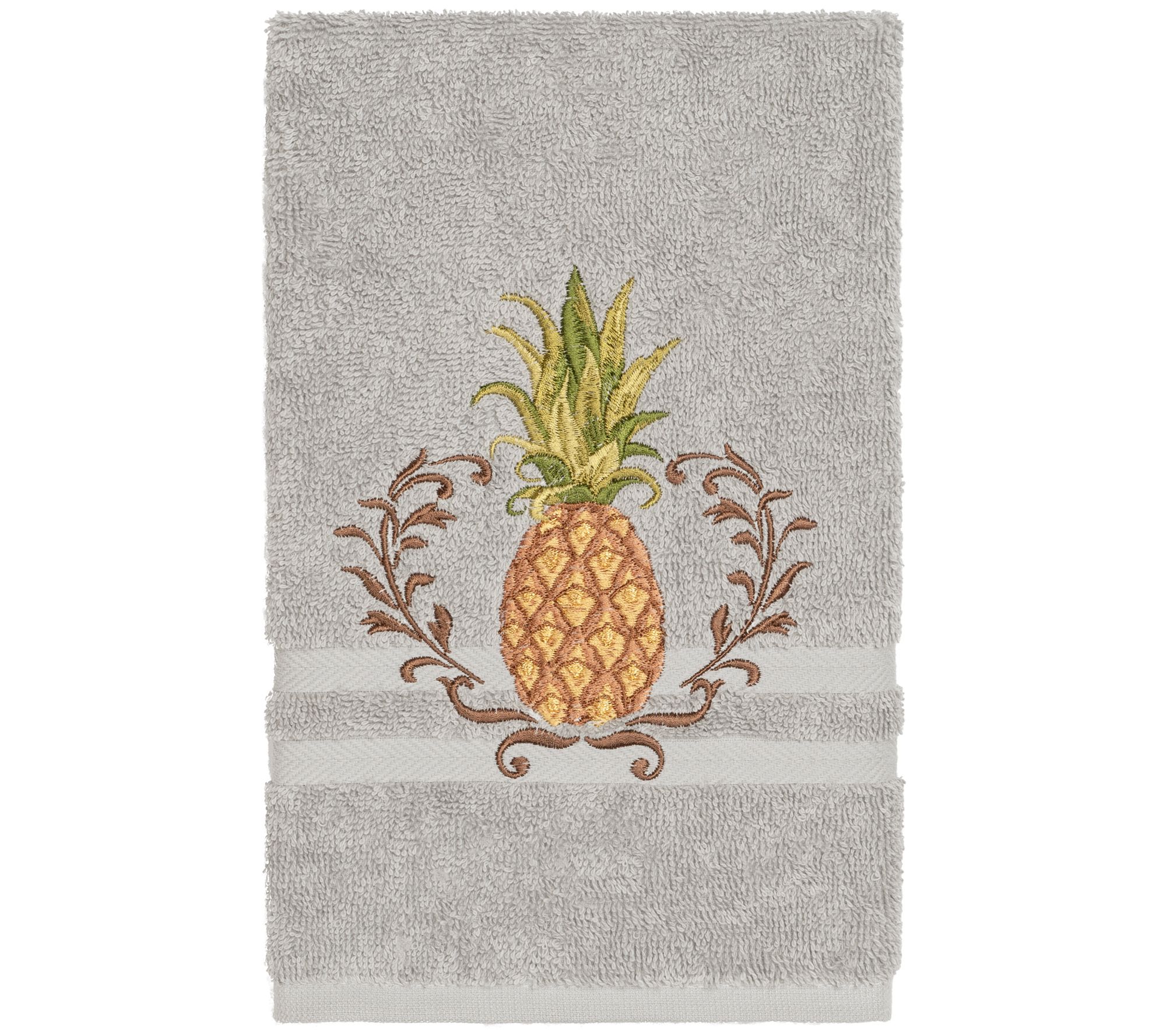 Linum Home Textiles Welcome Embellished Hand Towel