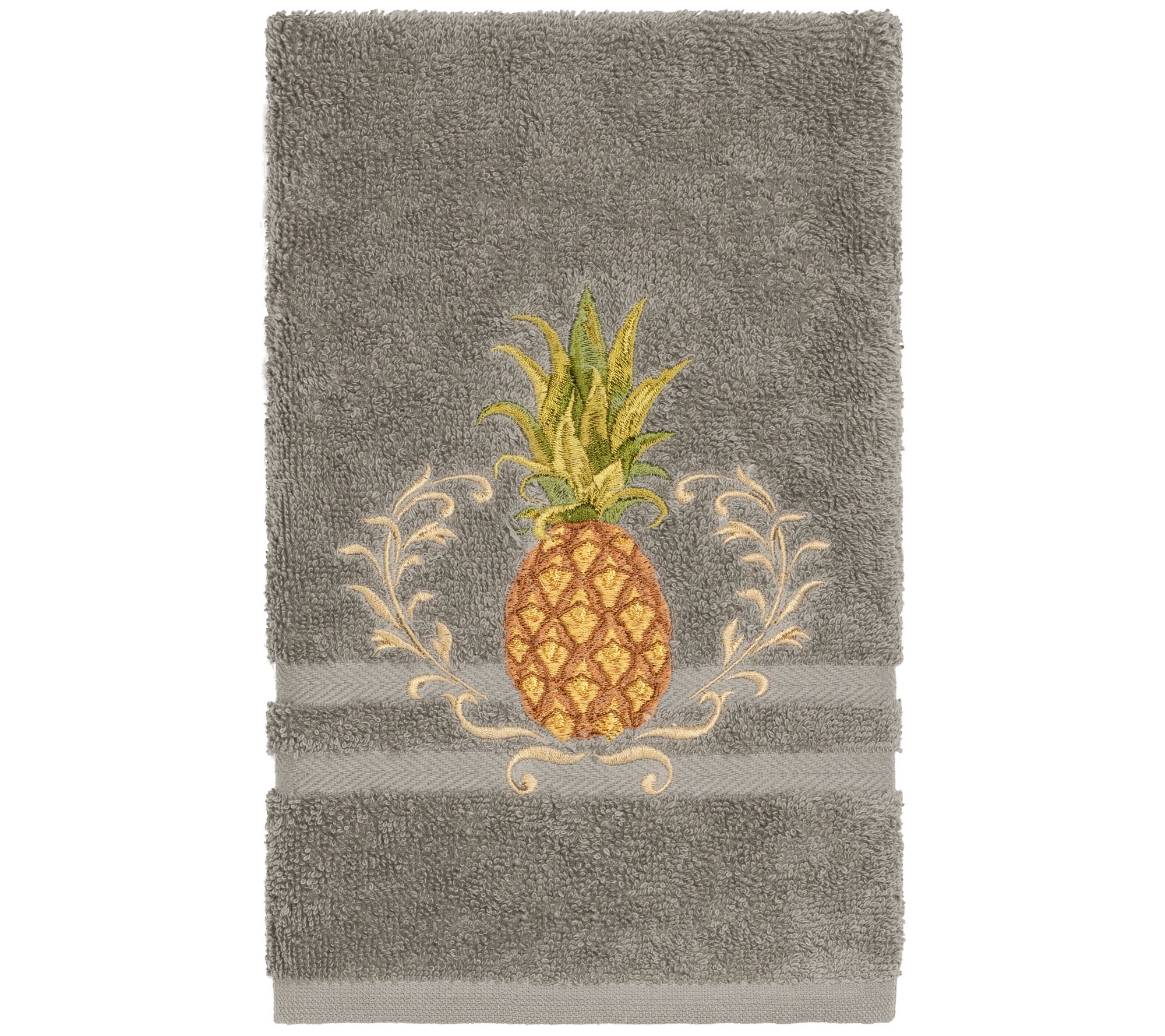 Linum Home Textiles Welcome Embellished Hand Towel