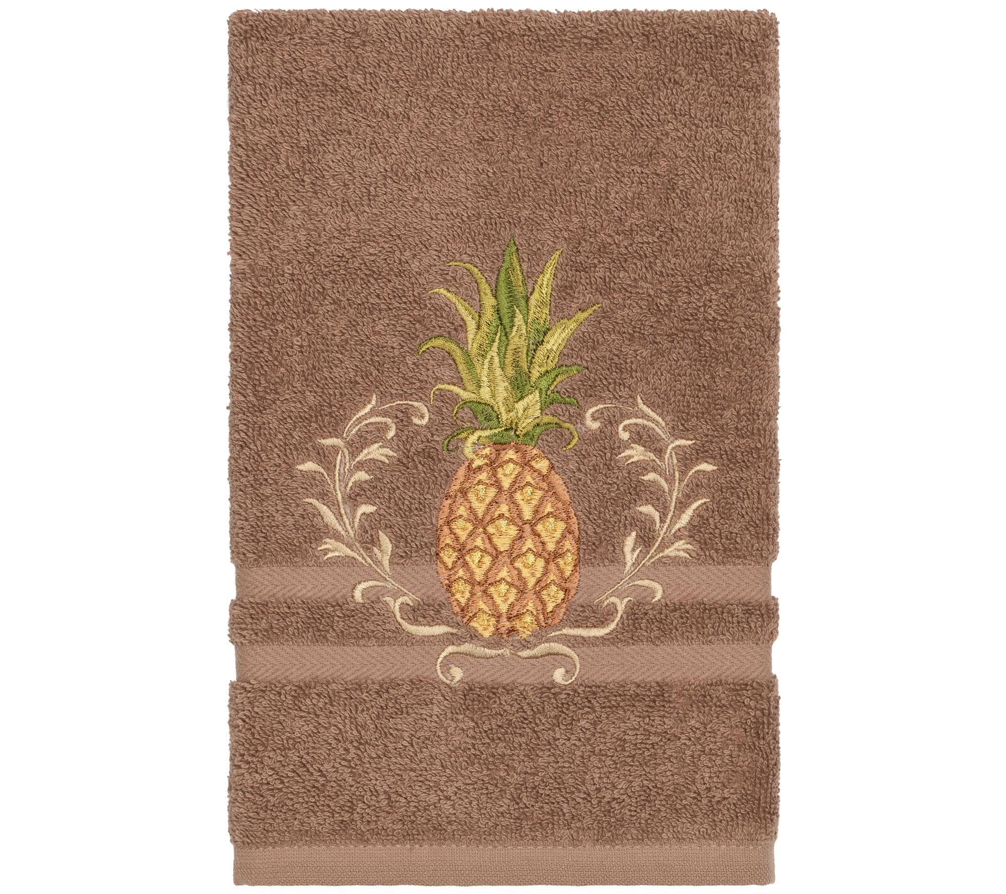 Linum Home Textiles Welcome Embellished Hand Towel