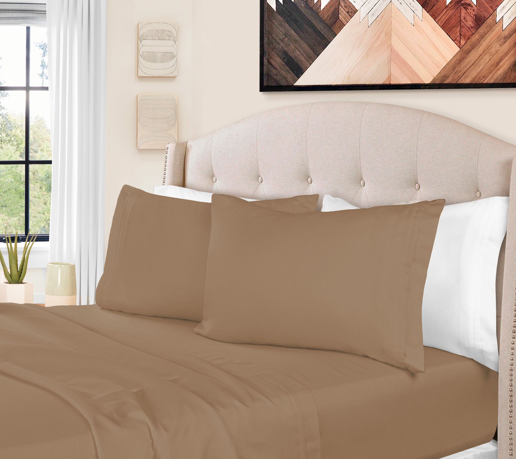 Superior Egyptian Cotton 1500 TC Deep Pocket Shet Set - Full