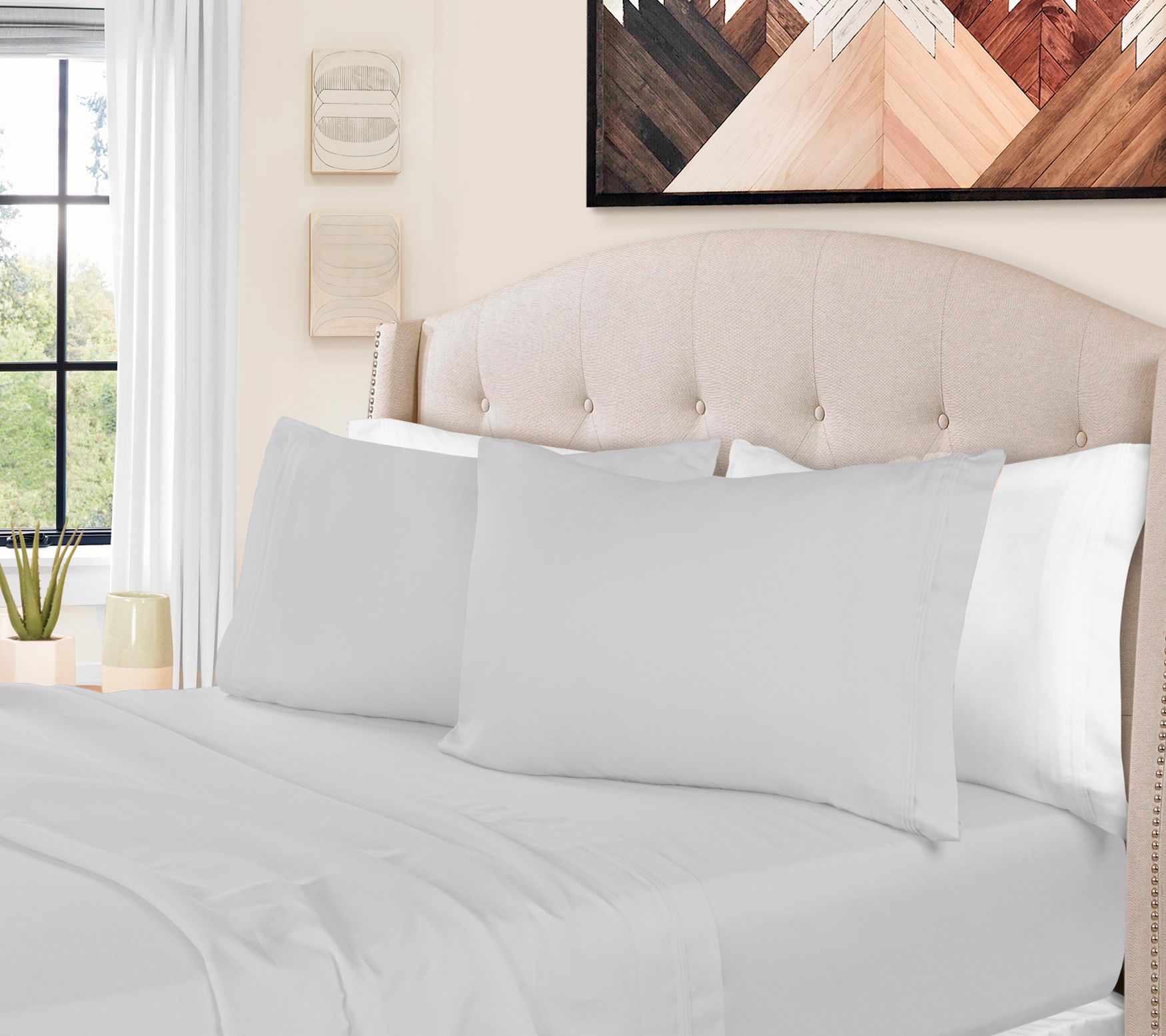 Superior Egyptian Cotton 1500 TC Deep Pocket Shet Set - Full