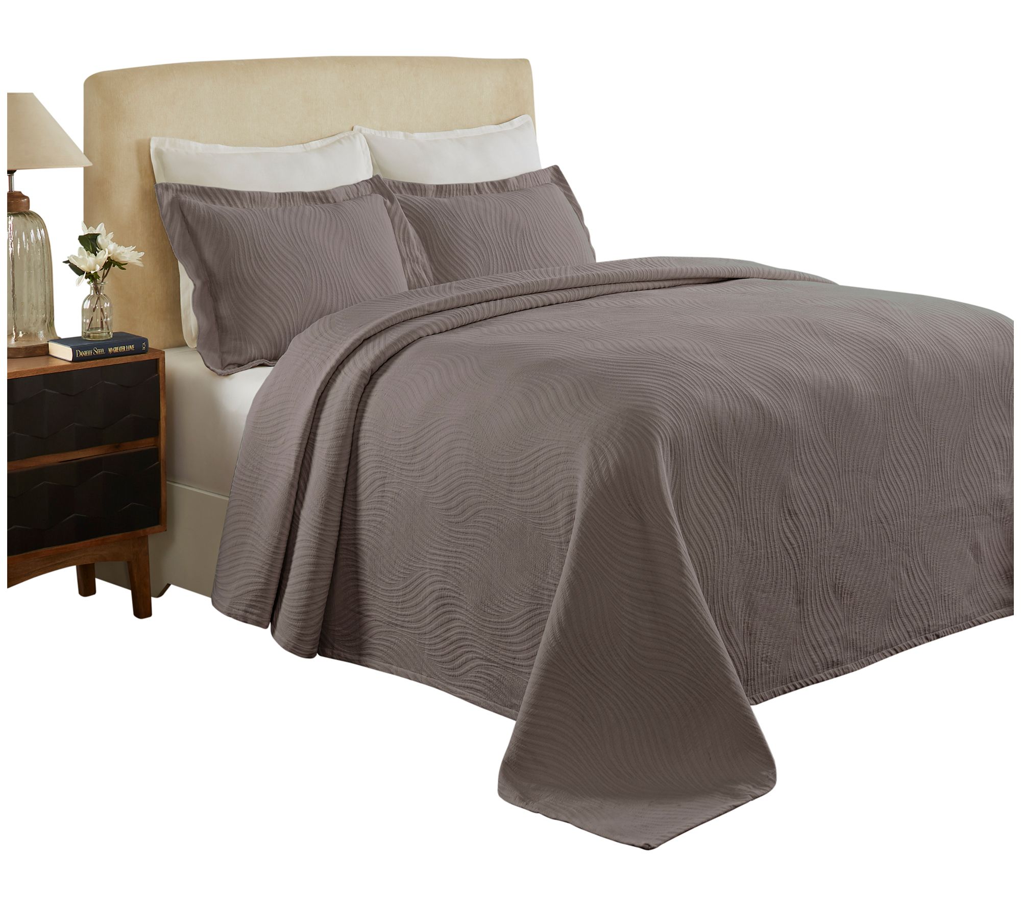 Superior Cotton 3-Piece Jacquard Full/QueenBedspread Set