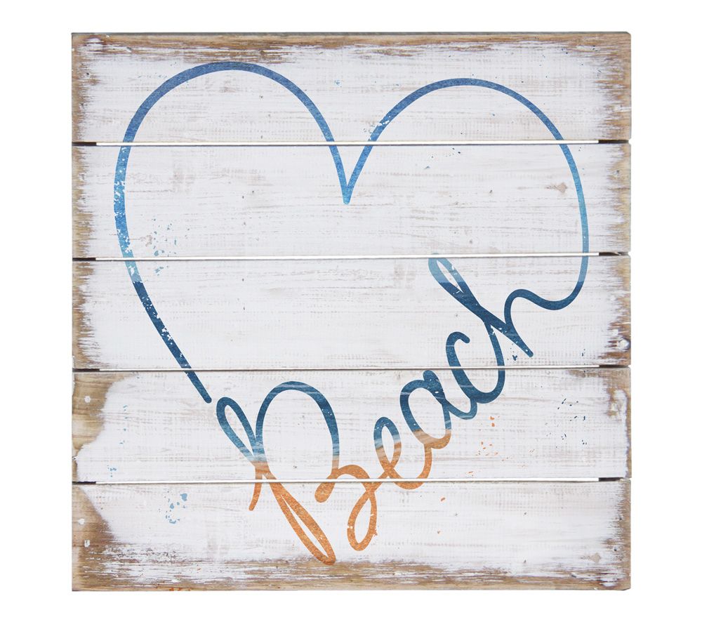 Beach Heart Pallet Petite By Sincere Surroundings