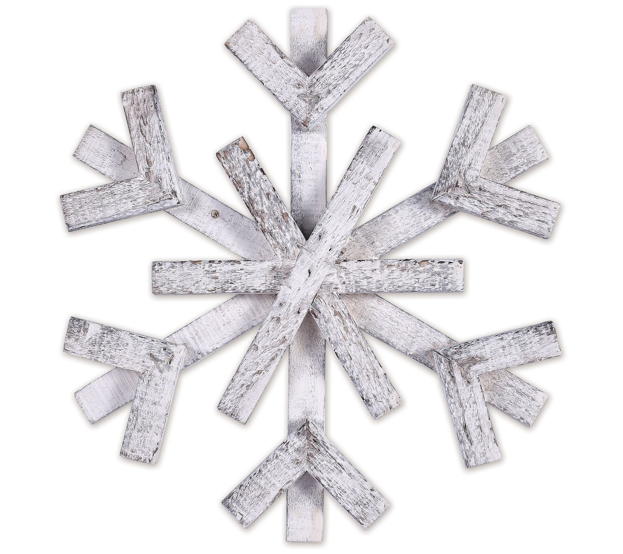 Rustic Wood Snowflake 3 Style Choices3 Sizes 