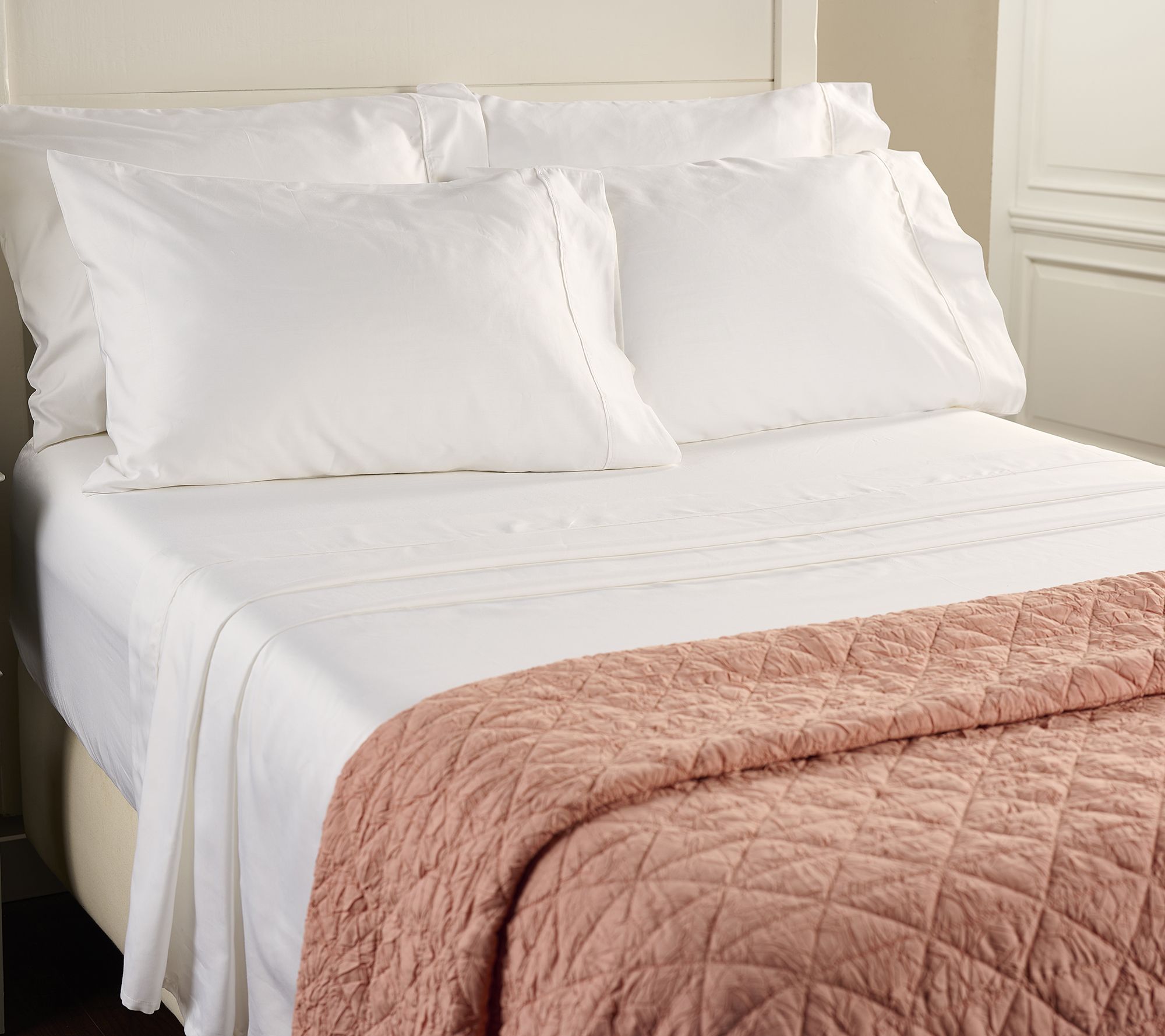 Home Reflections 1000TC Cotton Blend Sheet Set w/ Extra Cases