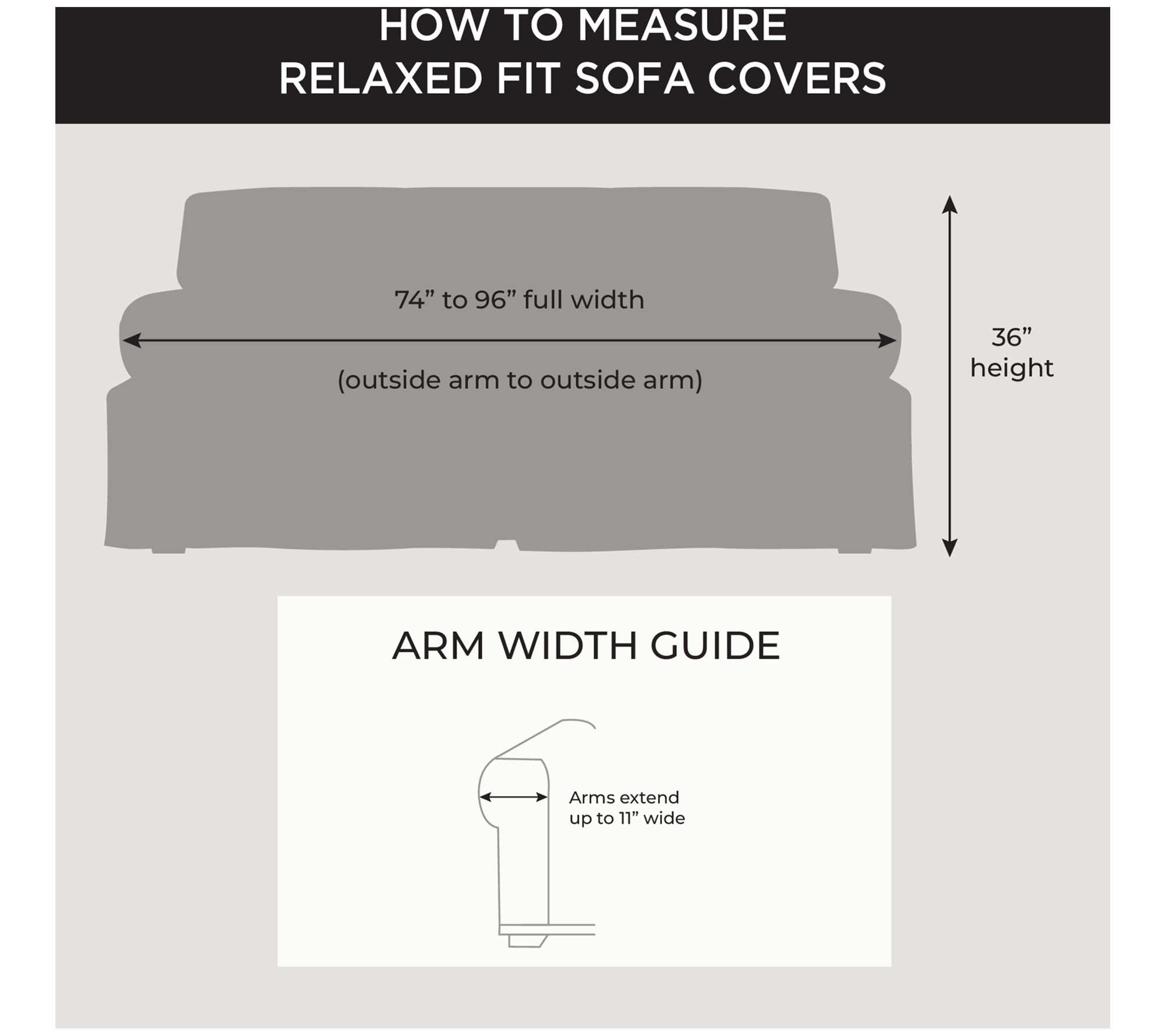SureFit Duck 1 Piece Sofa Slipcover