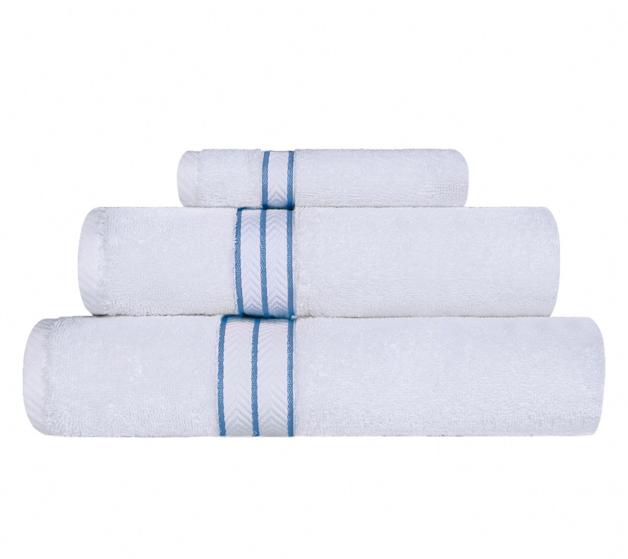 Superior Ultra-Plush Turkish Cotton Solid 3-Piece Towel Set