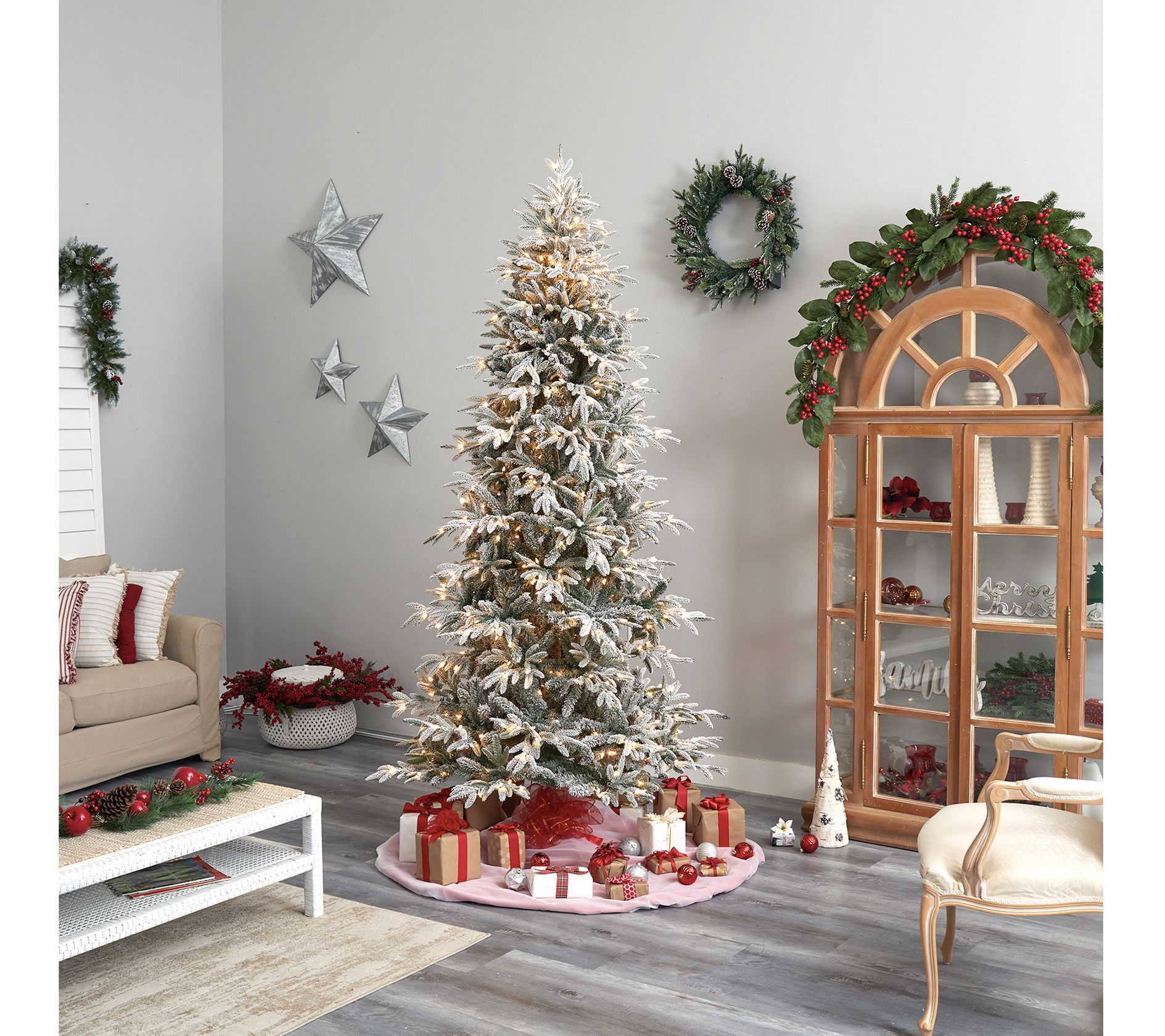 Nearly Natural 8.5' Manchester Spruce Faux Chritmas Tree