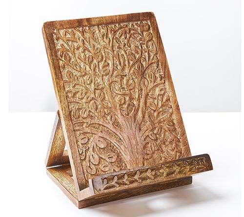 Matr Boomie Wood Tree of Life Book Holder Tablet Stand