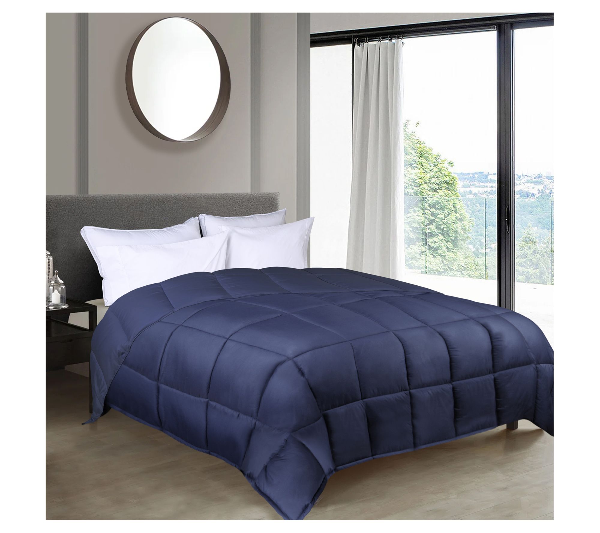 Superior Brushed Microfiber Reversible Comforter- Cal King