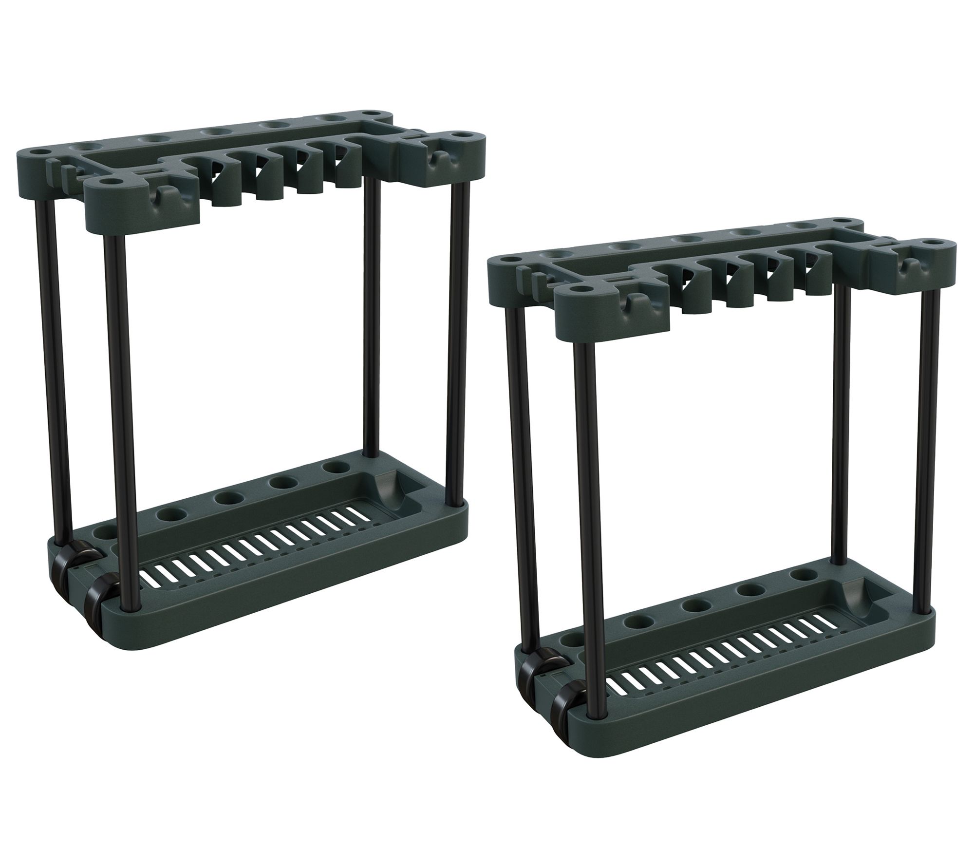 Stalwart Set of 2 Utility Carts with Wheels