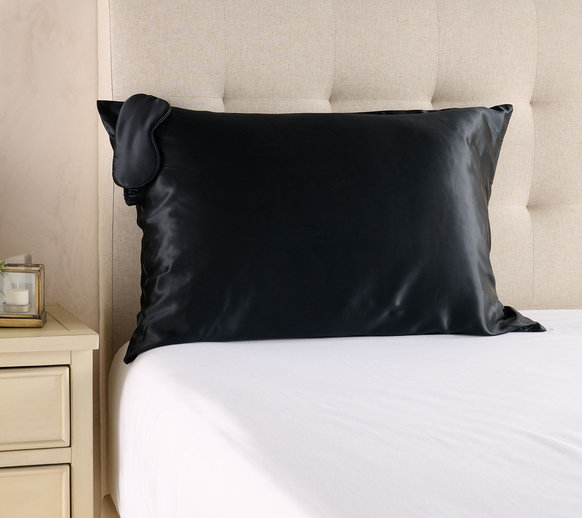 Northern Nights Pure Silk Pillowcase and Eye Mask Set