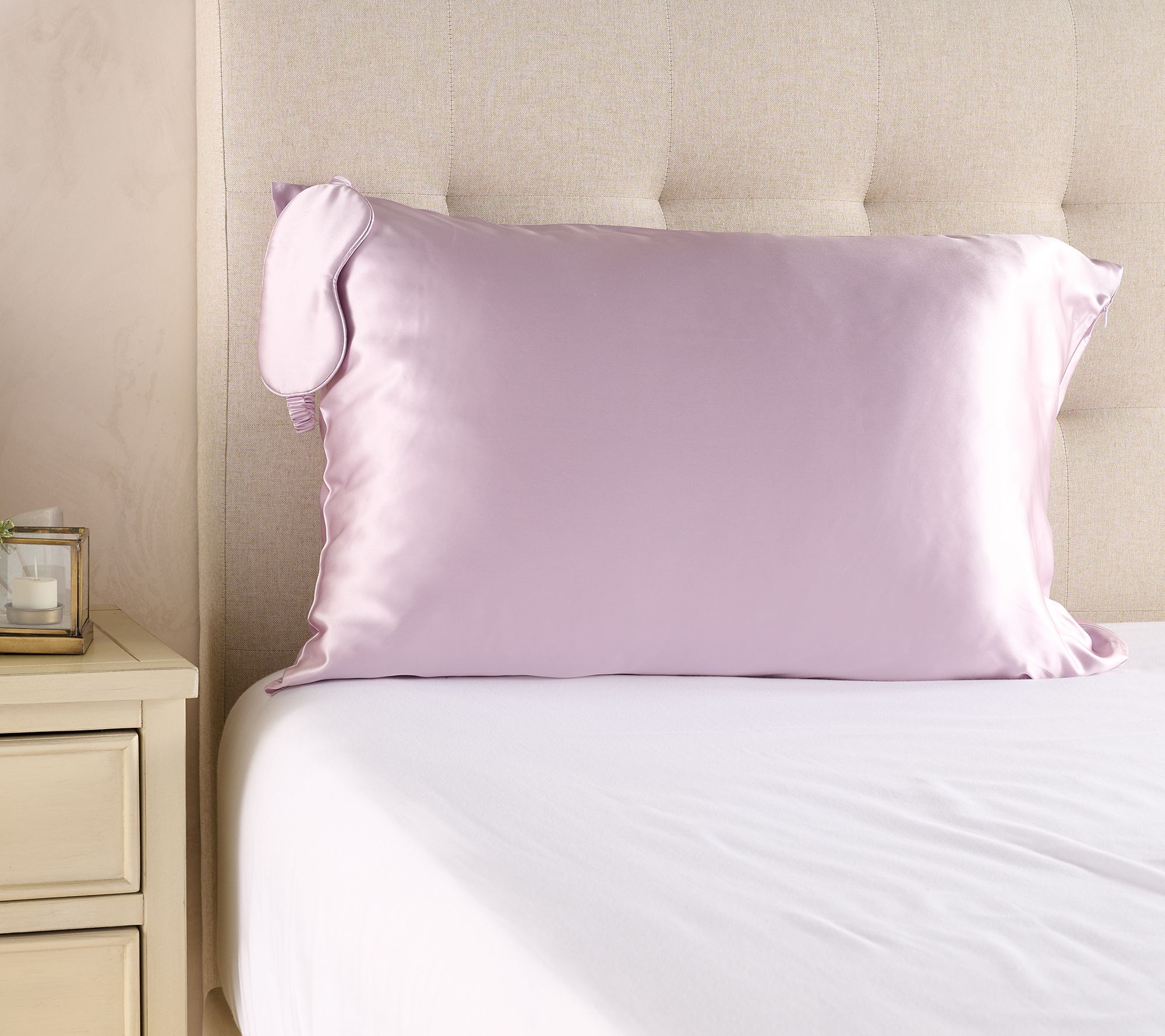 Northern Nights Pure Silk Pillowcase and Eye Mask Set