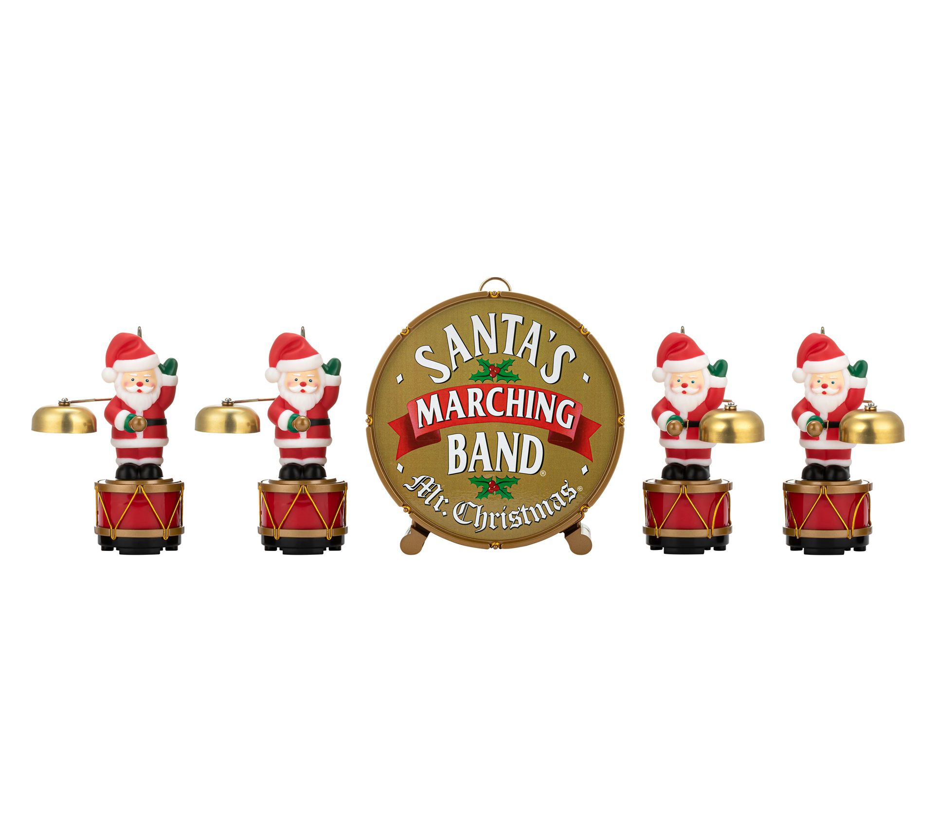 Mr. Christmas 6 in. Animated Santas Marching Band