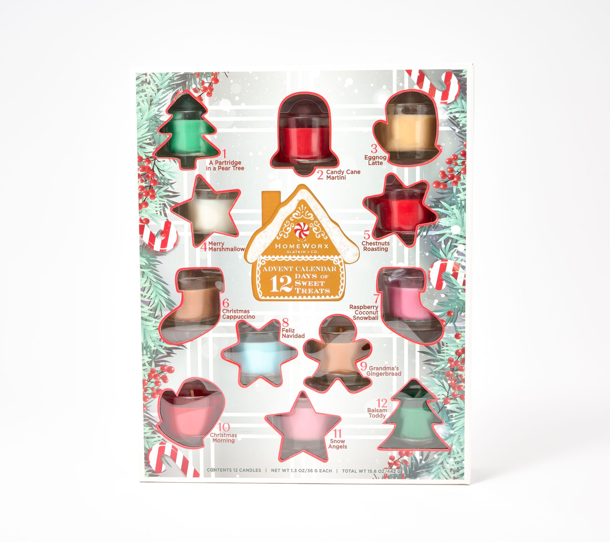 "As Is" HomeWorx by Slatkin + Co. 12 Days of Sweet Treats