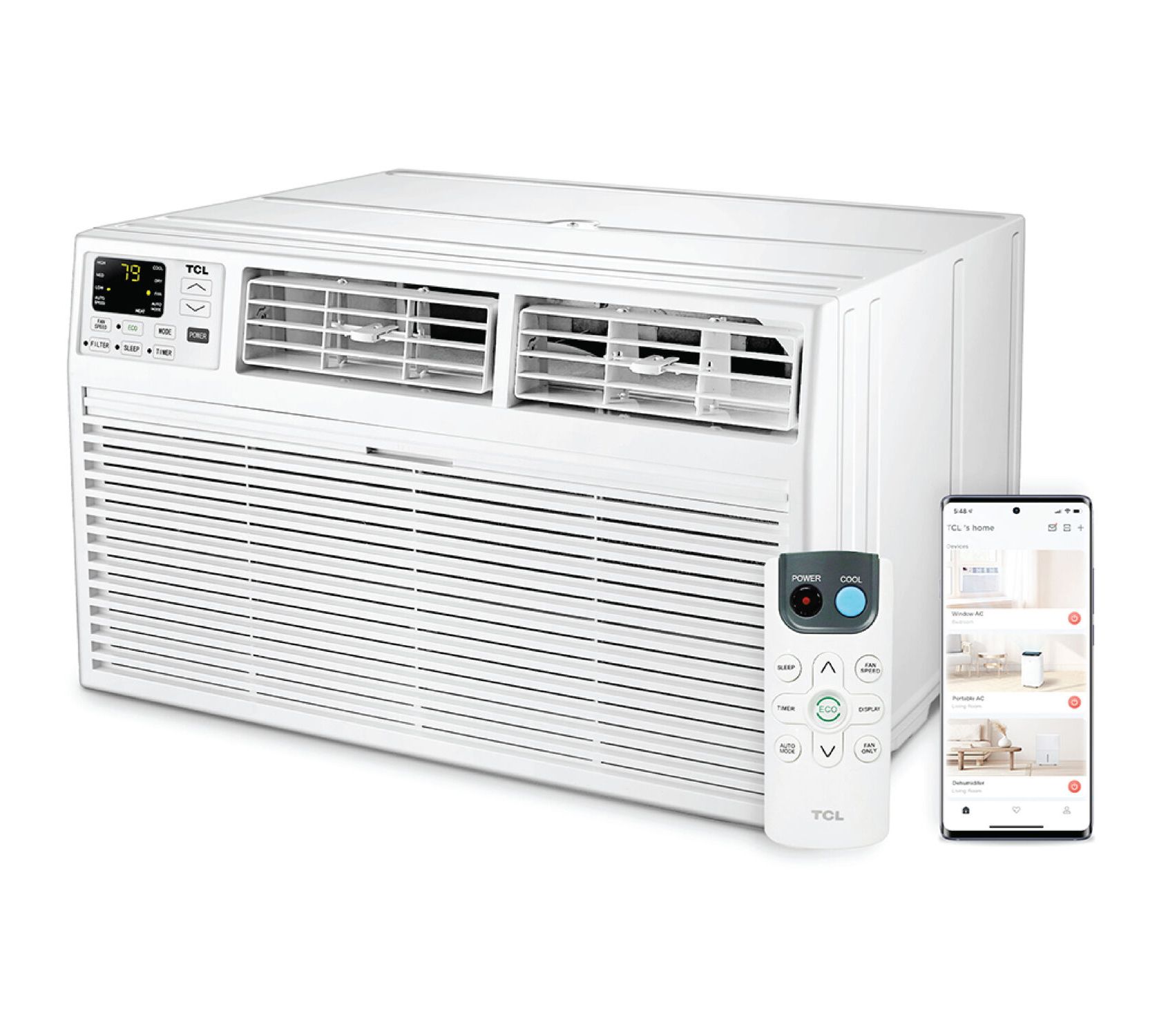 TCL 8,000 BTU Smart Through-the-Wall Air Conditioner