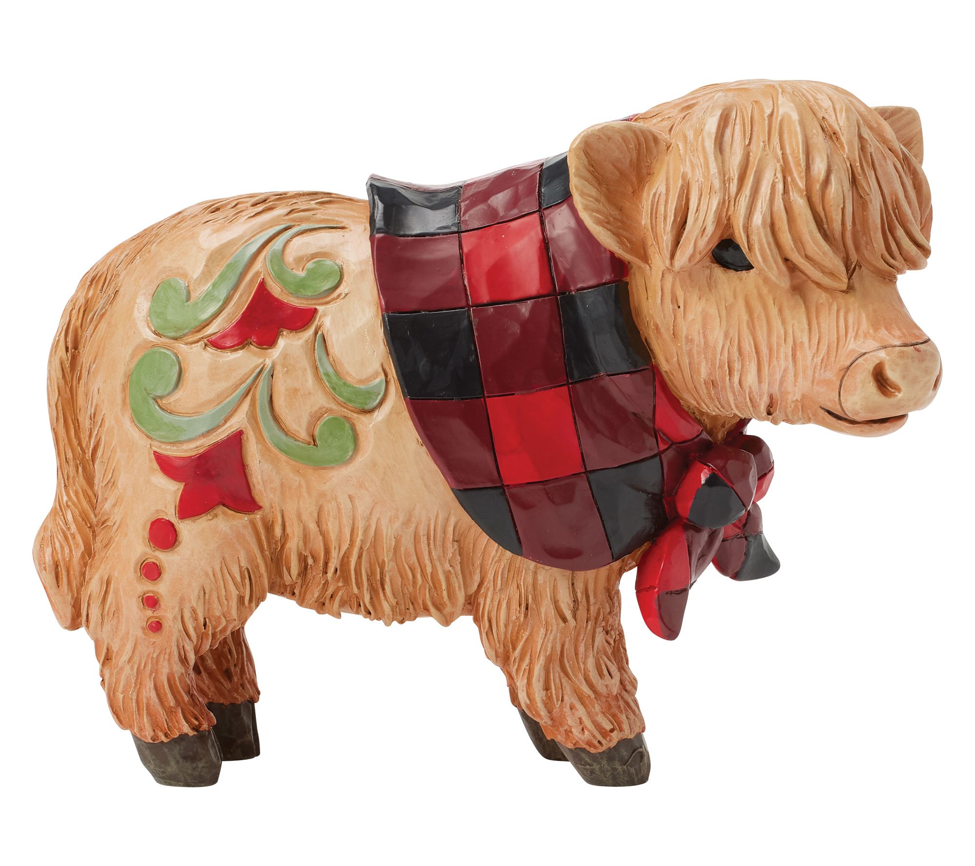 Jim Shore Heartwood Creek Highland Glen Highland Calf 4.5in H