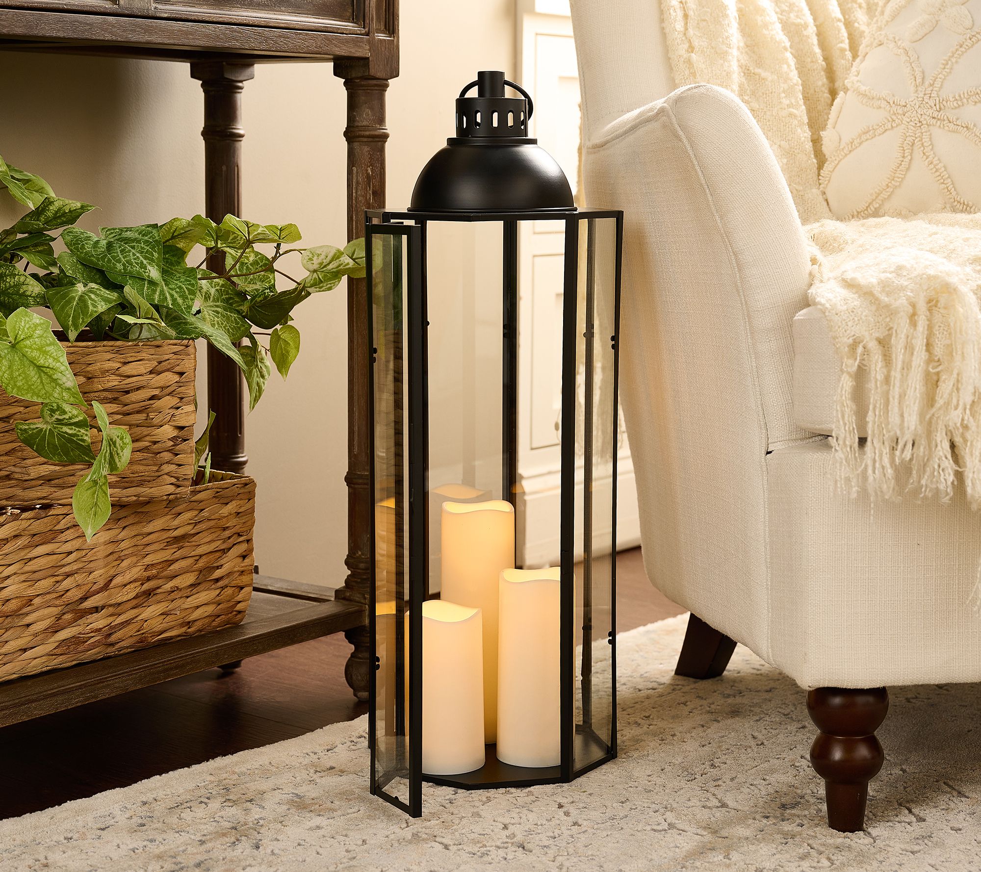 "As Is" Home Reflections Luxe Oversized 25" In/Outdoor Lantern
