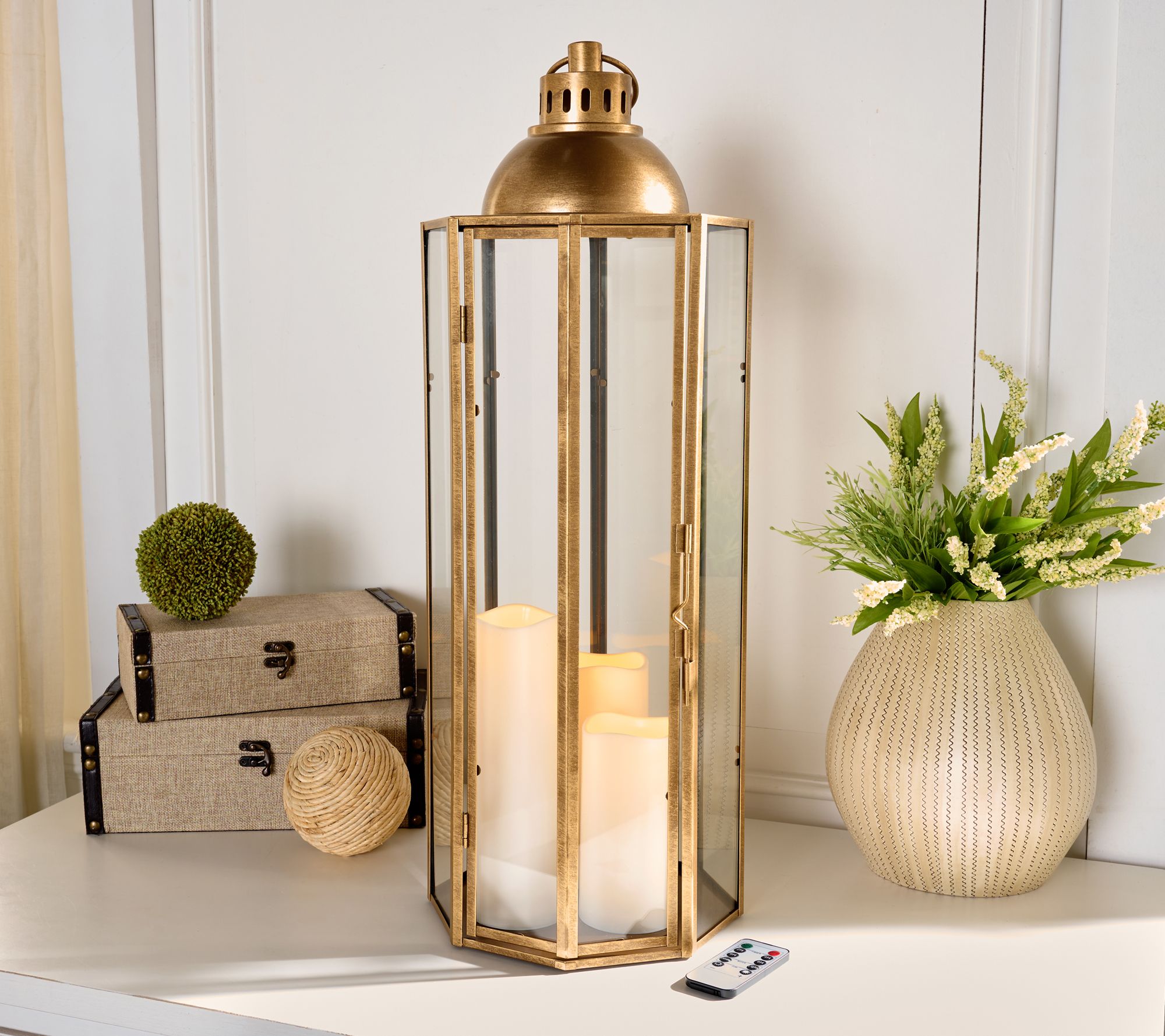 "As Is" Home Reflections Luxe Oversized 25" In/Outdoor Lantern
