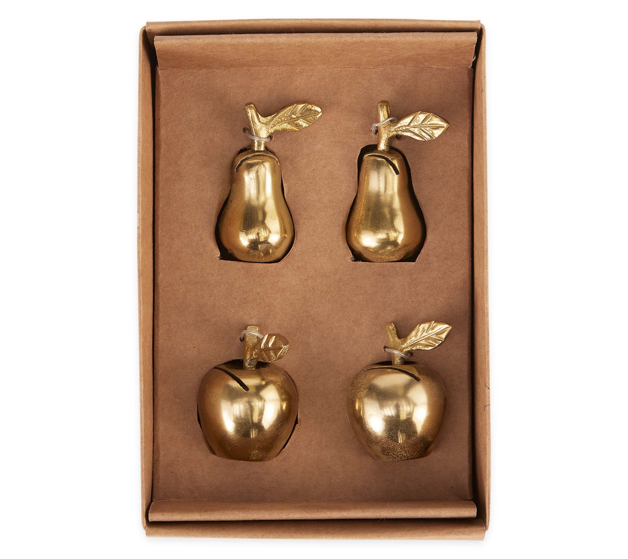 Design Imports Set/4 Apple Pear Placecard Holders