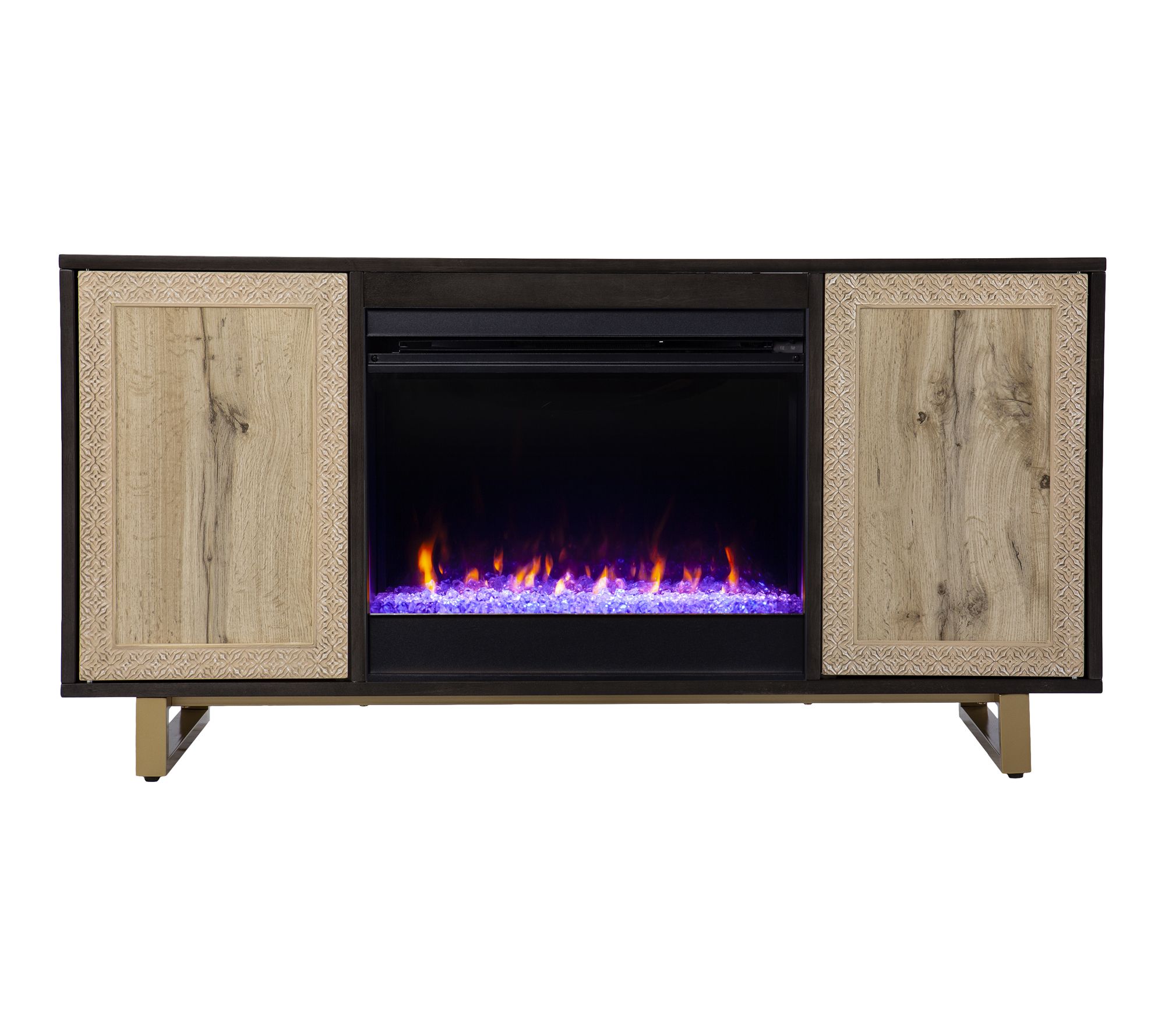 SEI Wilconia Color Changing Fireplace W/ MediaStorage