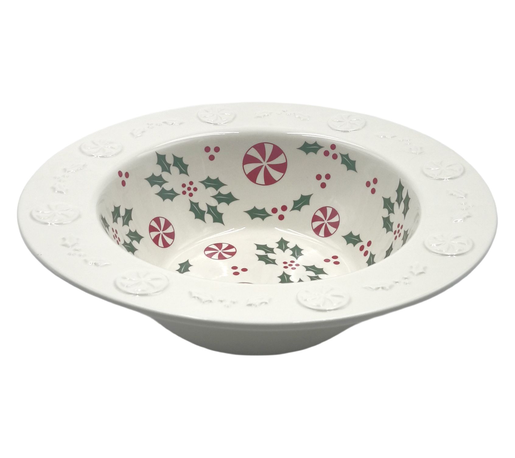 "As Is" Temp-tations Seasonal 2-qt Bowl with Oversized Rim