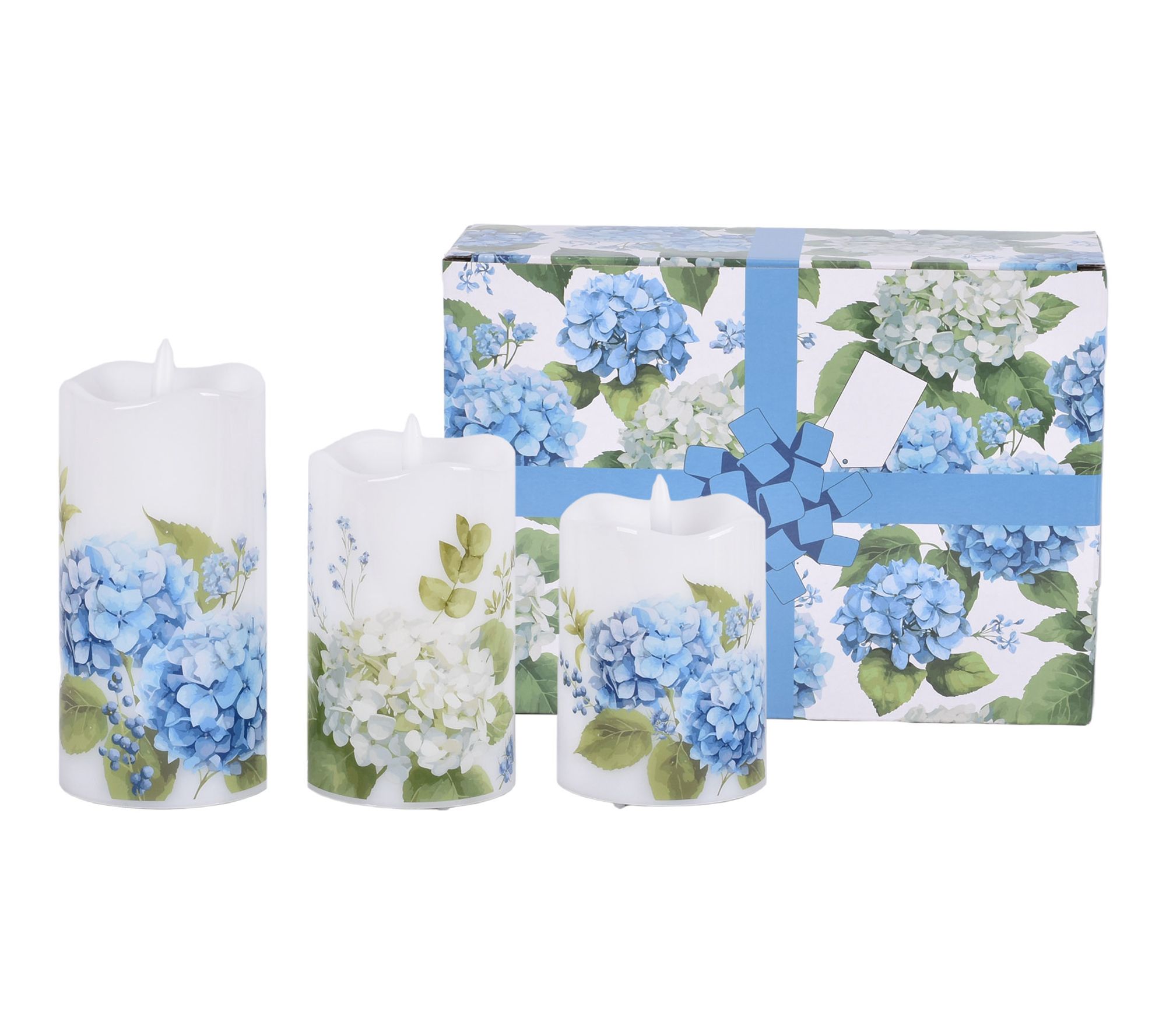 Temp-tations Set of (3) 4",5",6" Fiberoptic Candles