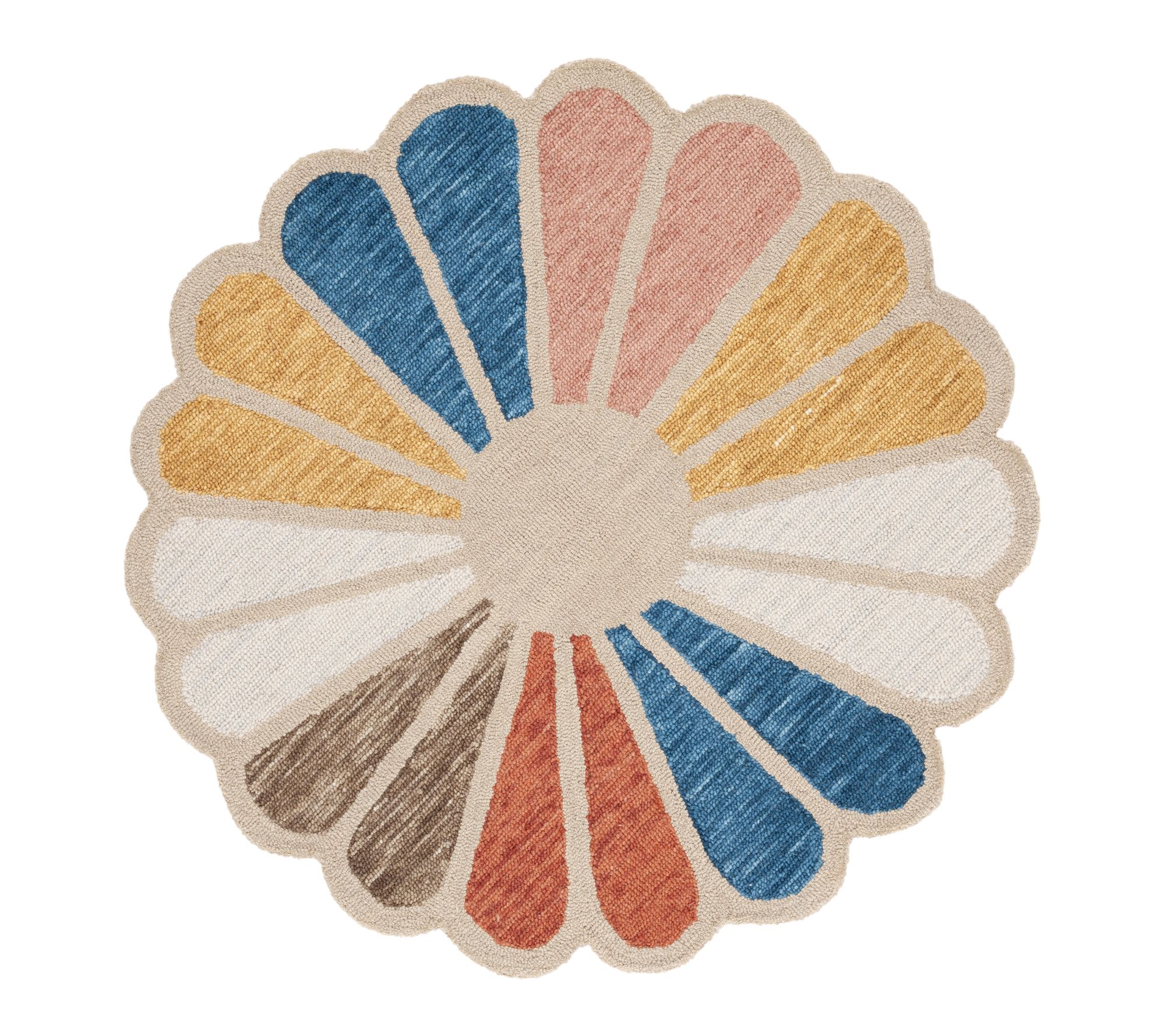 Safavieh Novelty Hand Tufted Wool 4' x 4' PetalRug