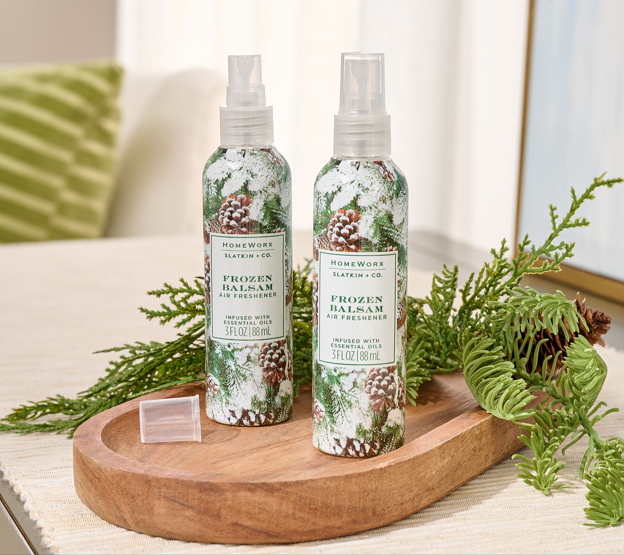 "As Is" HomeWorx by Slatkin + Co. S/2 Travel Air Freshener