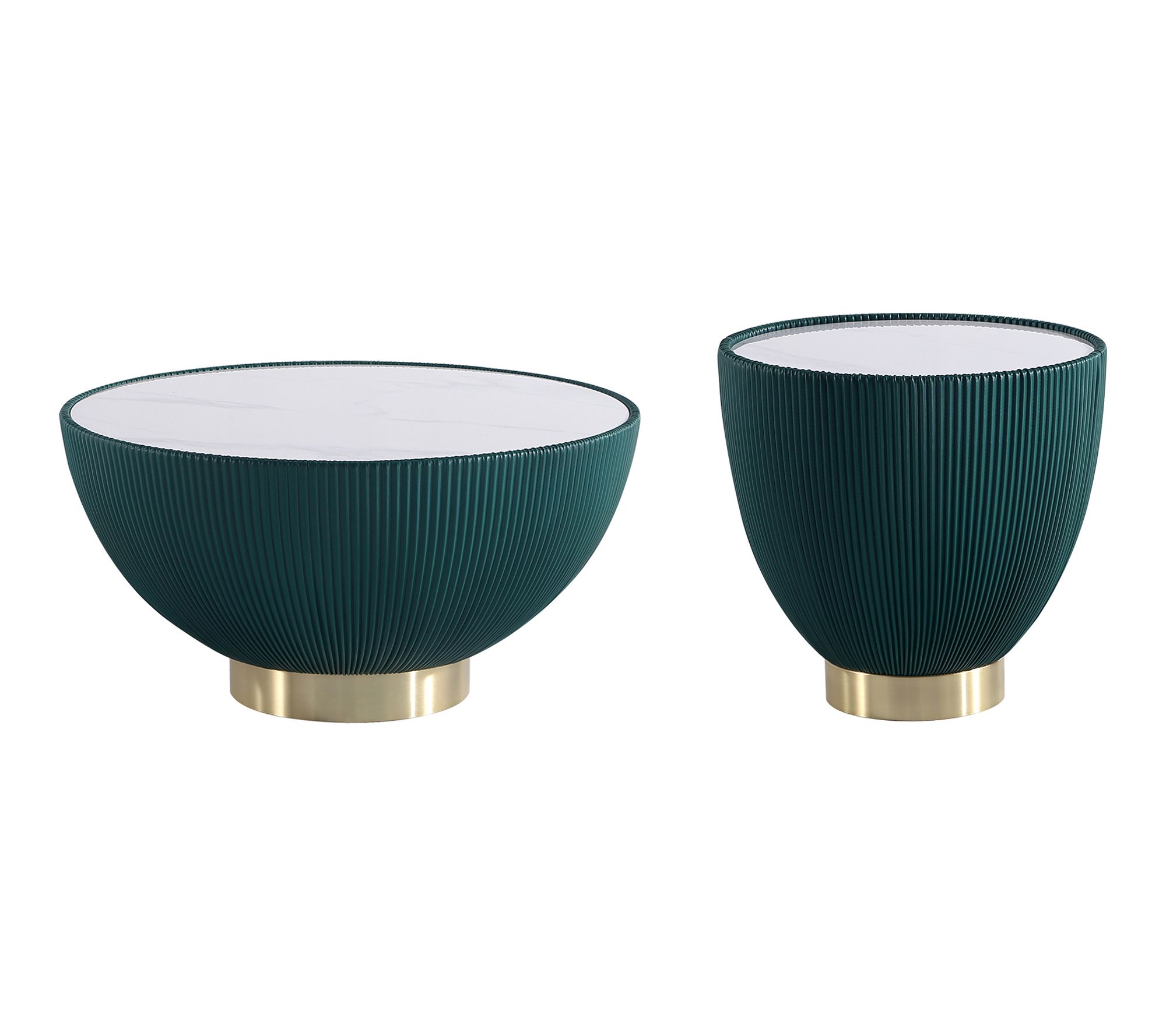 Manhattan Comfort 2-Piece Coffee Table & End Table Set 1.0