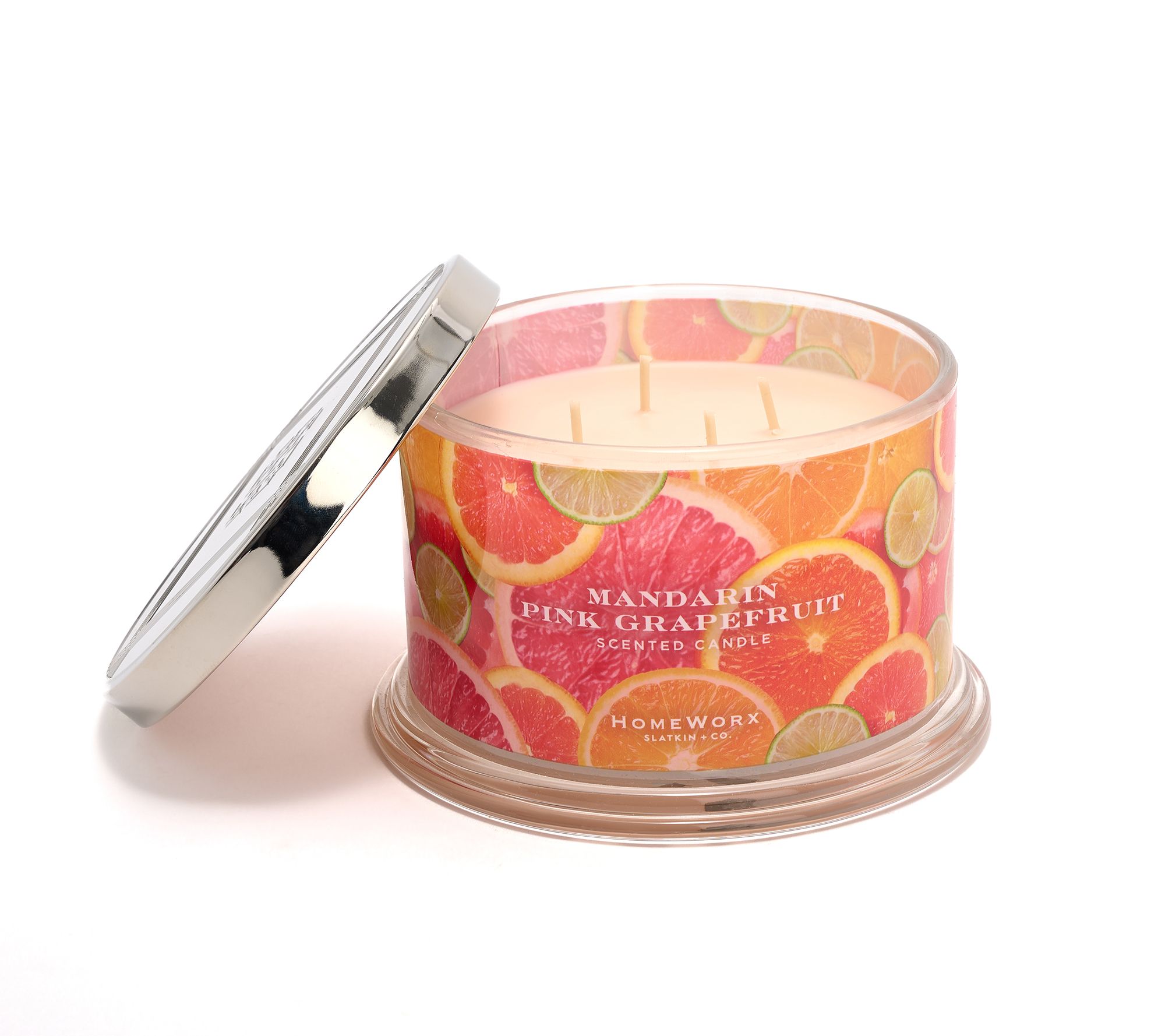 "As Is" HomeWorx by Slatkin + Co. 18oz Mandarin Pink Grapefruit