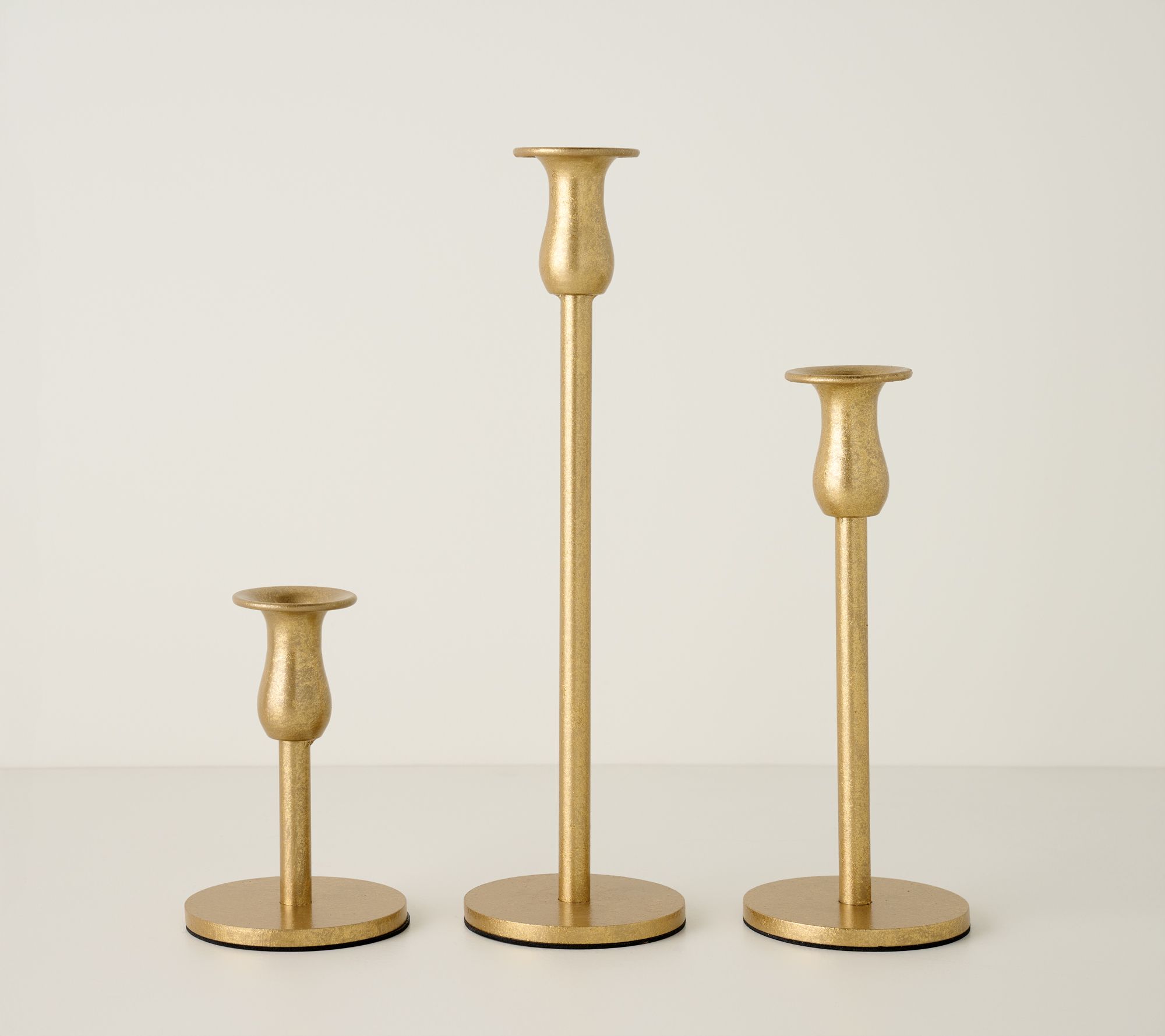 Mrs. H by Dee Hilfiger S/3 Metal Candlestick Holders