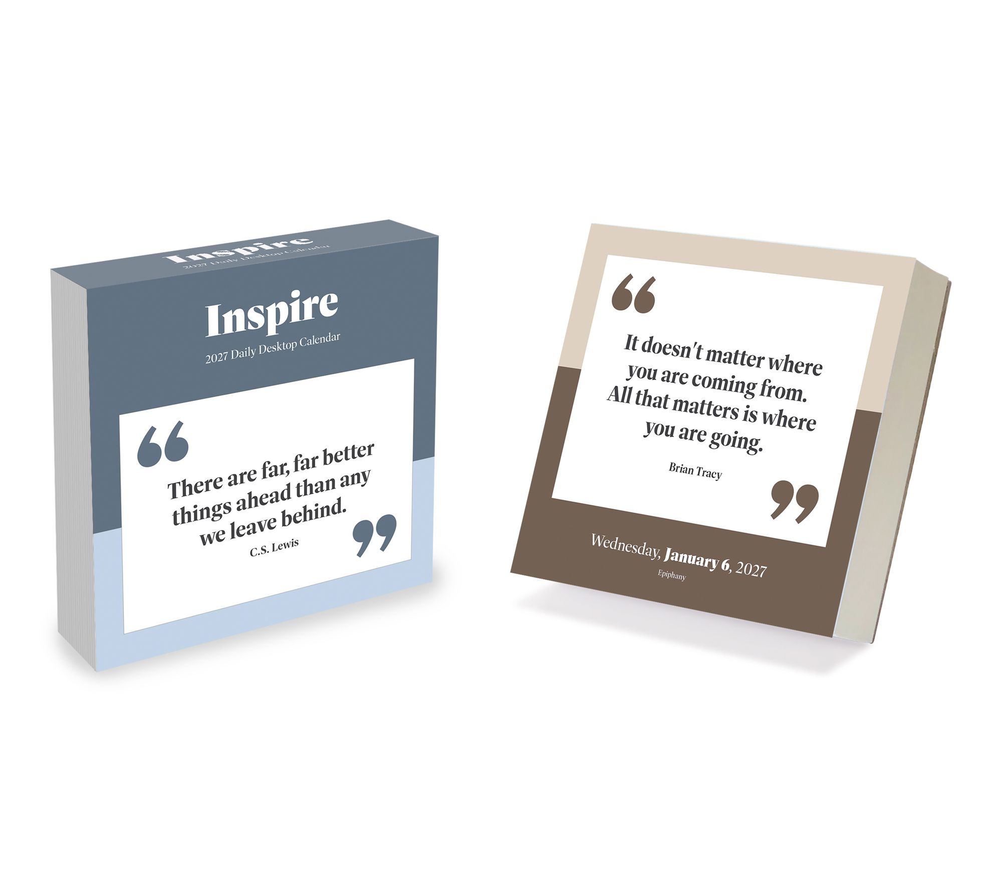 2027 Inspire Daily Desktop Calendar