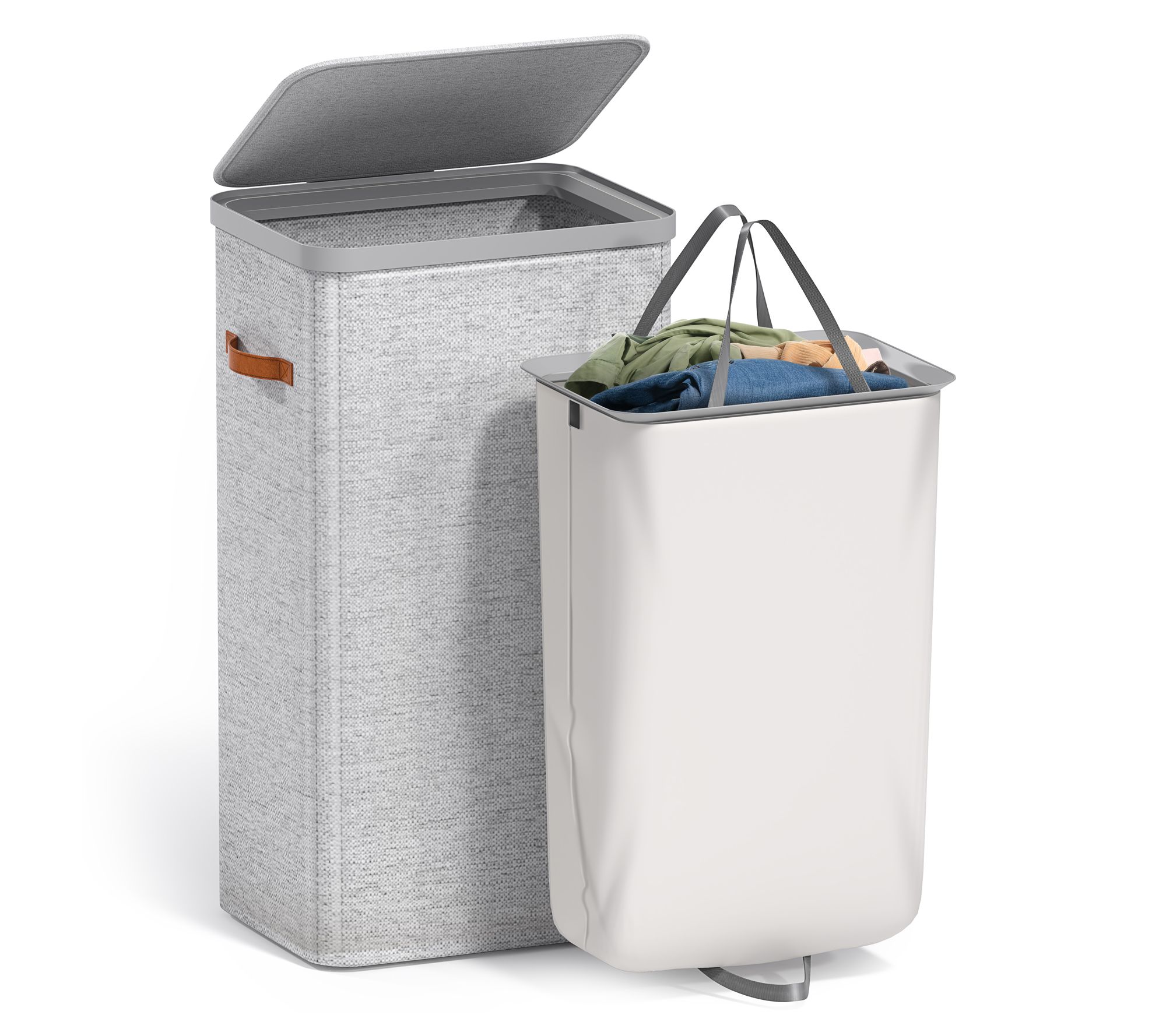 Sorbus Fabric Laundry Hamper with Bag, 1 -Compartment