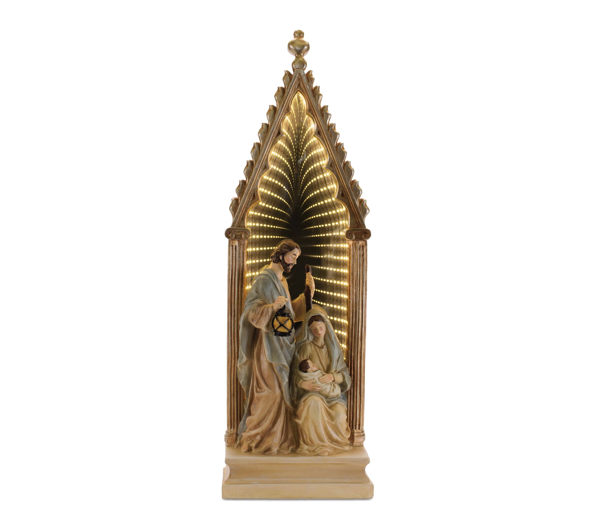 Melrose Holy Family Nativity with Ekkolight Arch