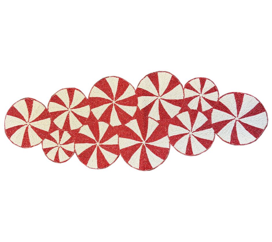 "As Is" Temp-tations Holiday 13"x36" Beaded Runner