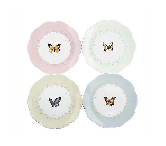 Lenox Butterfly Meadow Dessert Plates - Set of4