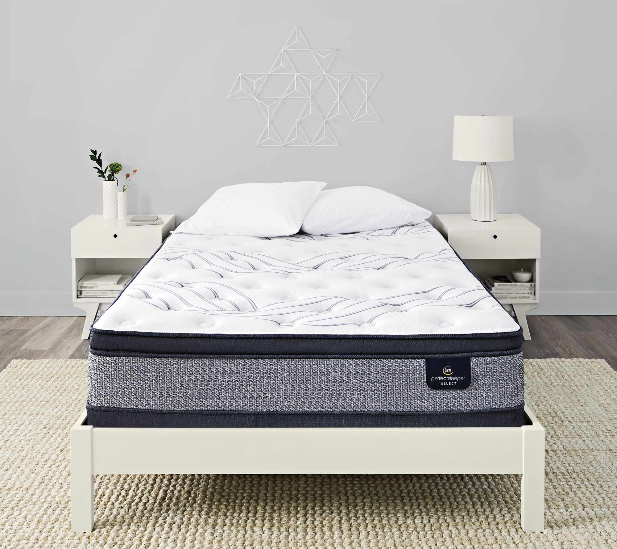Serta Perfect Sleeper 13.5" KG or CK Dayla Pillowtop Mattress Set