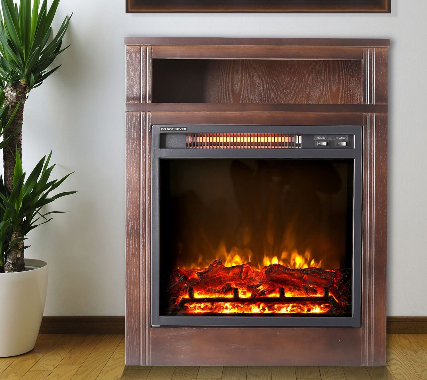 Lifesmart 28 Inch Infrared Fireplace Heater