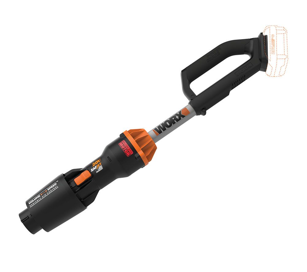 WORX POWER SHARE 20V LEAFJET 410CFM 125MPH Cord less Blower QVC