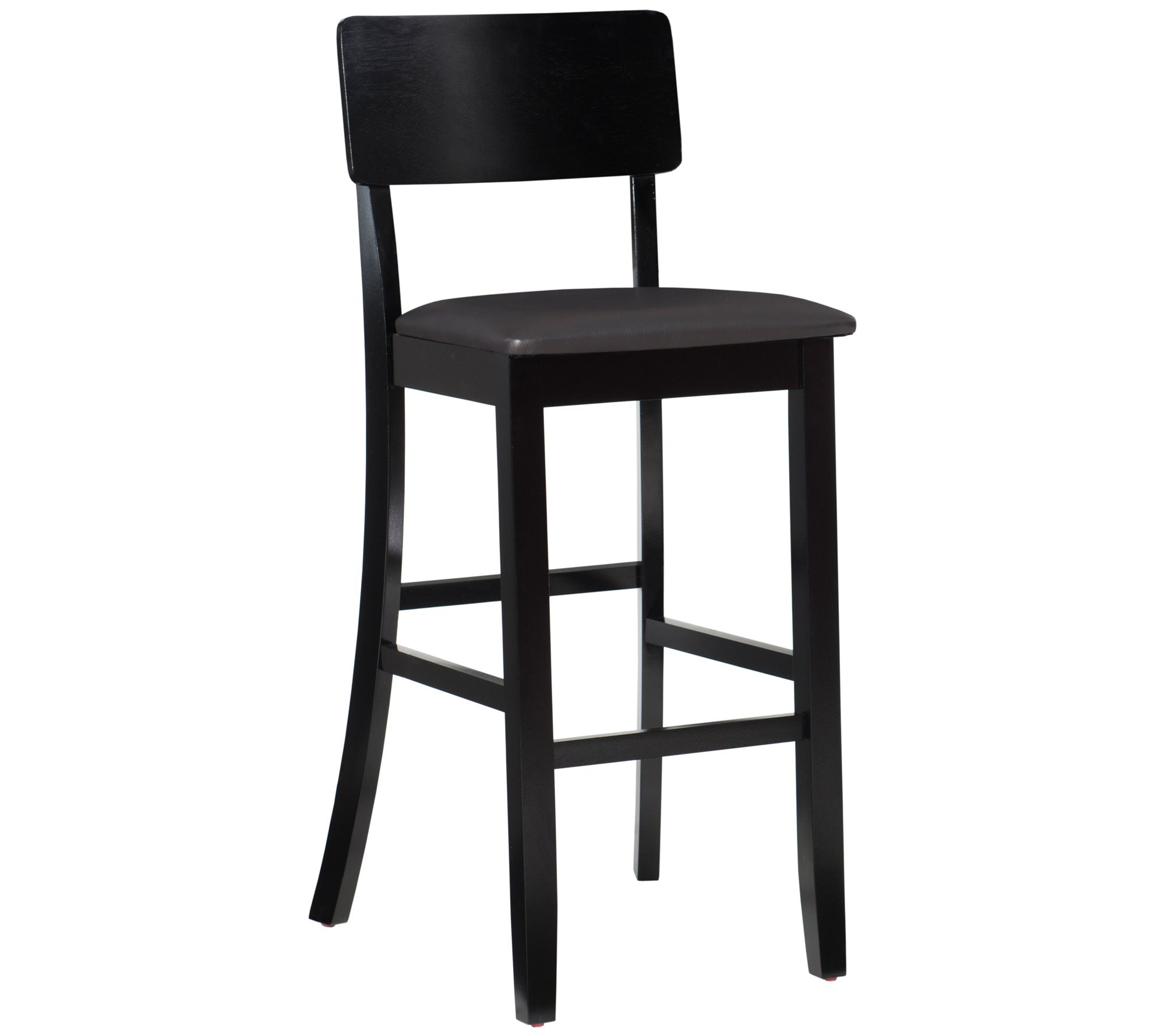 Linon Home Contemporary Kitchen Bar Stool W/Bac& Padded Seat
